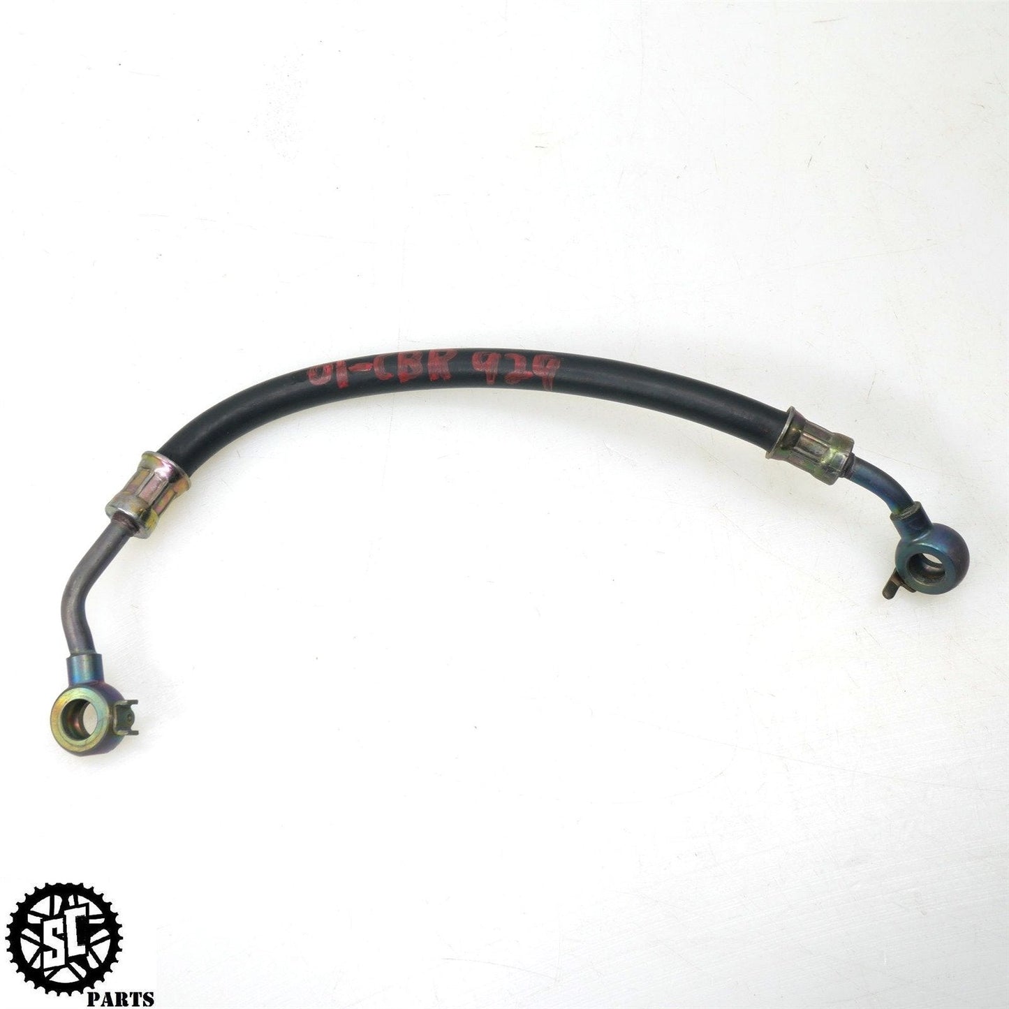 00 01 HONDA CBR929 RR FUEL LINE HOSE H34 - SALVAGECYCLEPARTS