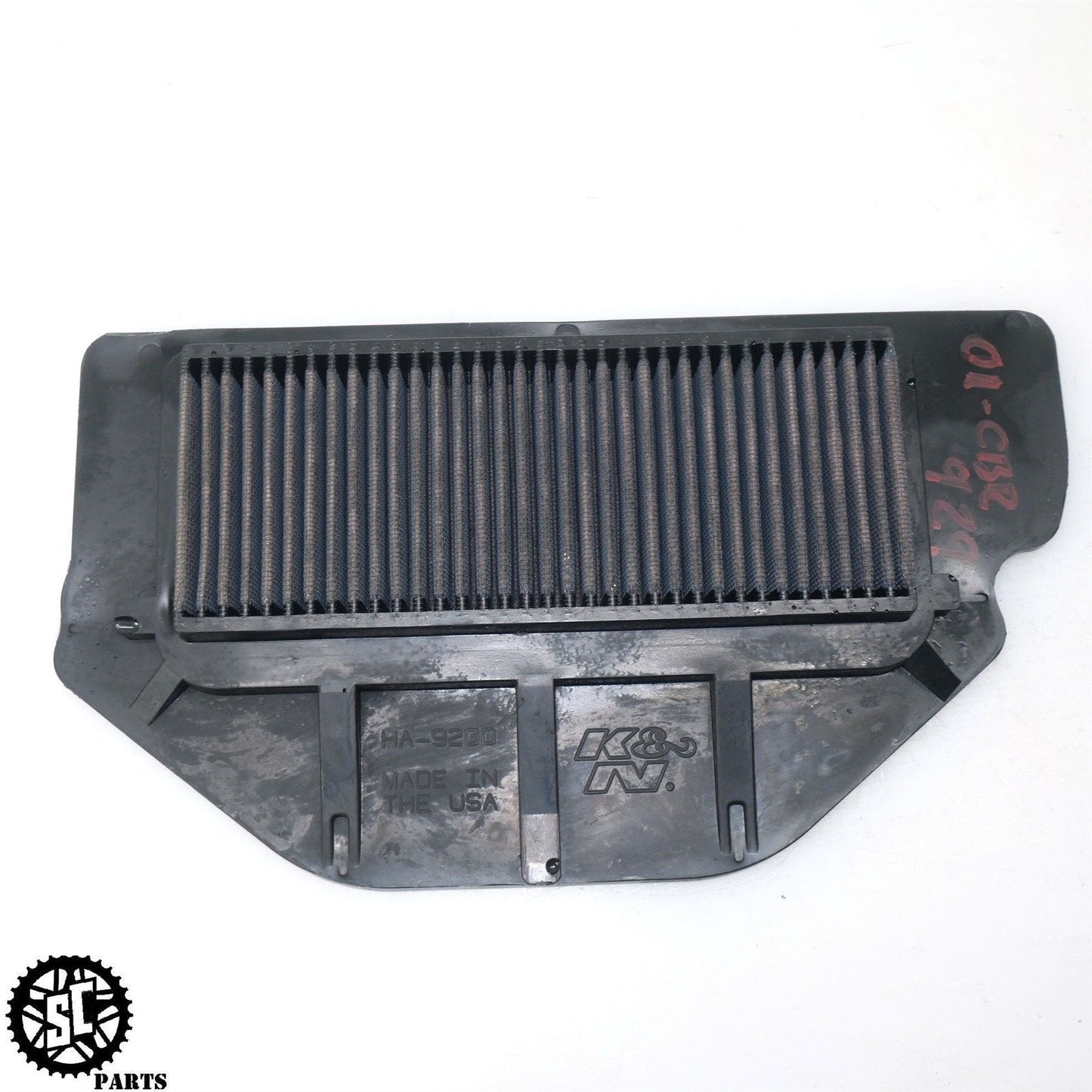 00 01 HONDA CBR929 RR K&N AIR FILTER H34 - SALVAGECYCLEPARTS