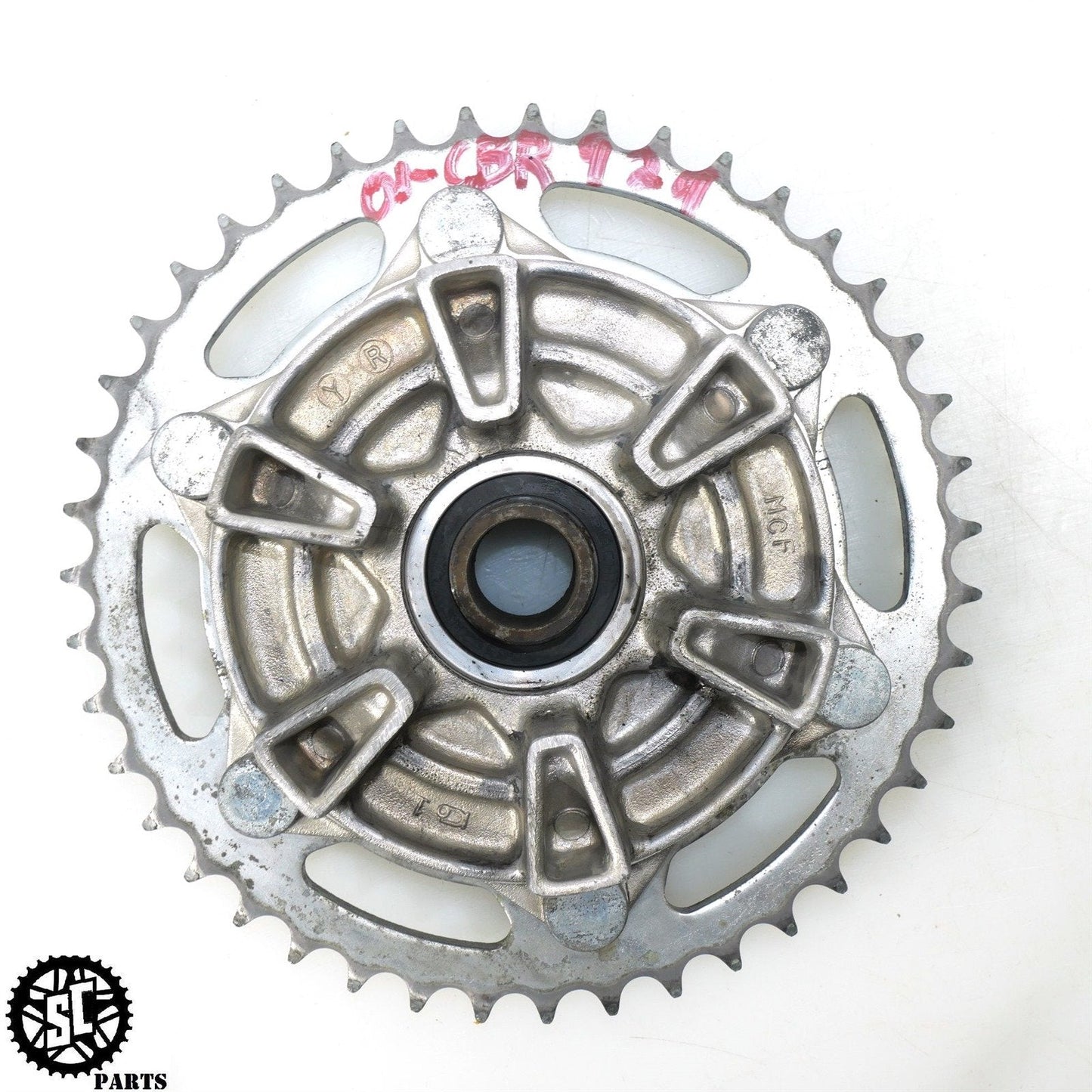00 01 HONDA CBR929 RR REAR SPROCKET HUB BEARING H34 - SALVAGECYCLEPARTS