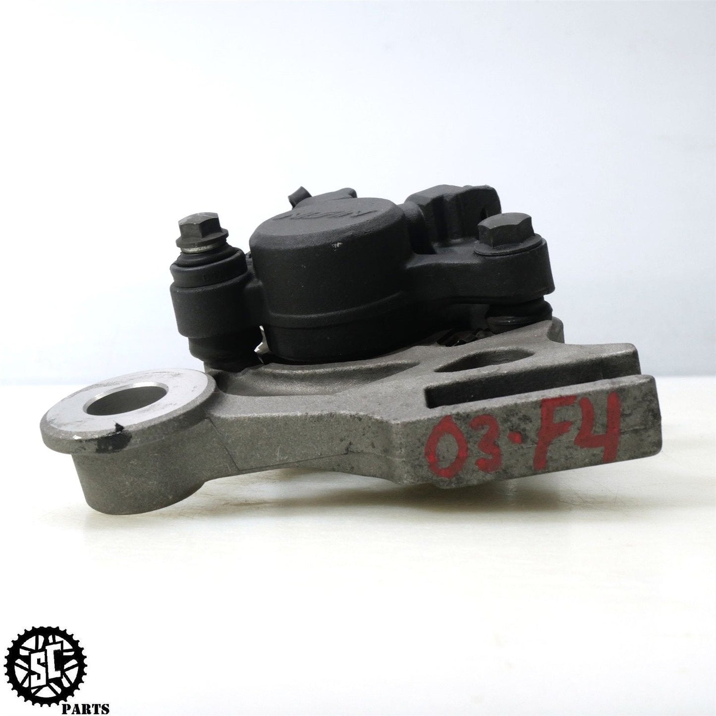 01 - 06 HONDA CBR 600 F4i REAR BRAKE CALIPER 43150 - MBW - 006 H08 - SALVAGECYCLEPARTS