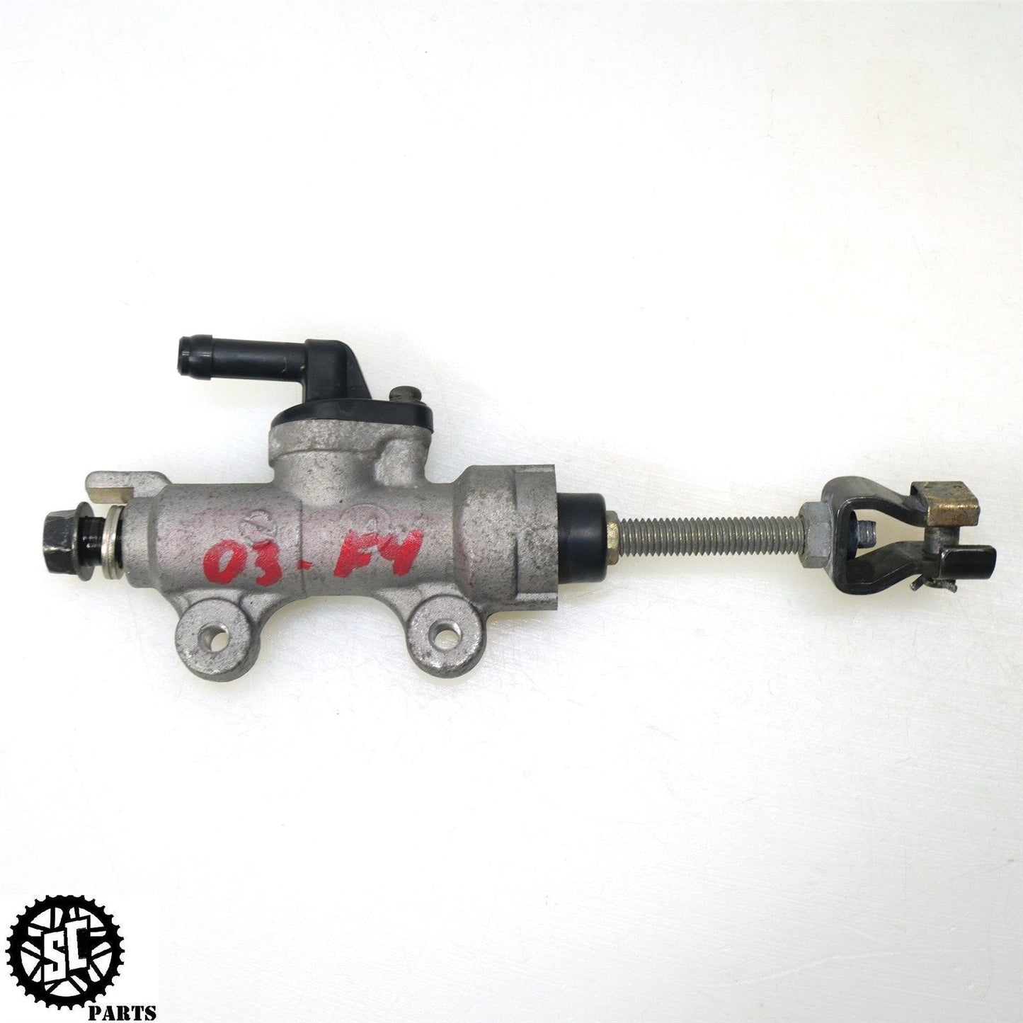 01 - 06 HONDA CBR 600 F4i REAR BRAKE MASTER CYLINDER H08 - SALVAGECYCLEPARTS