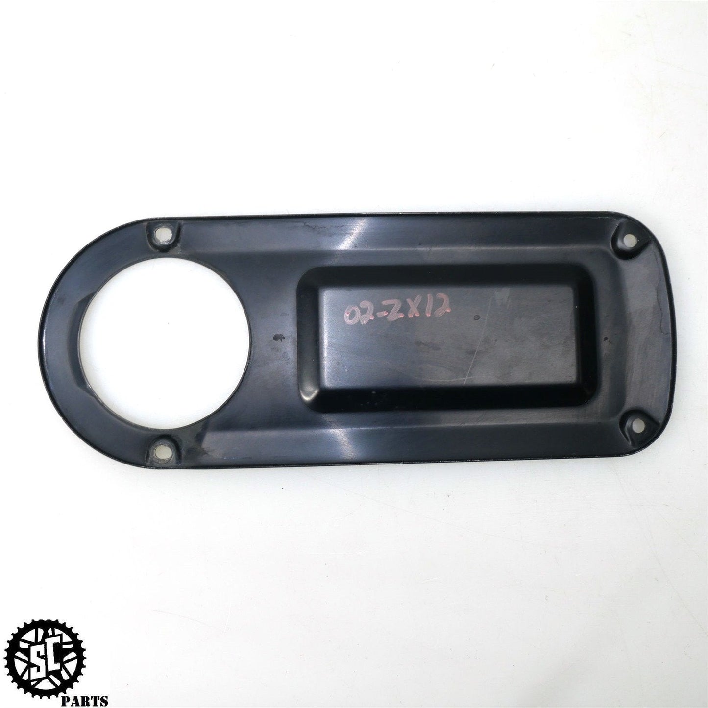 02 - 05 2002 KAWASAKI NINJA ZX12R GAS TANK FAIRING BEZEL TRIM COVER K71 - SALVAGECYCLEPARTS