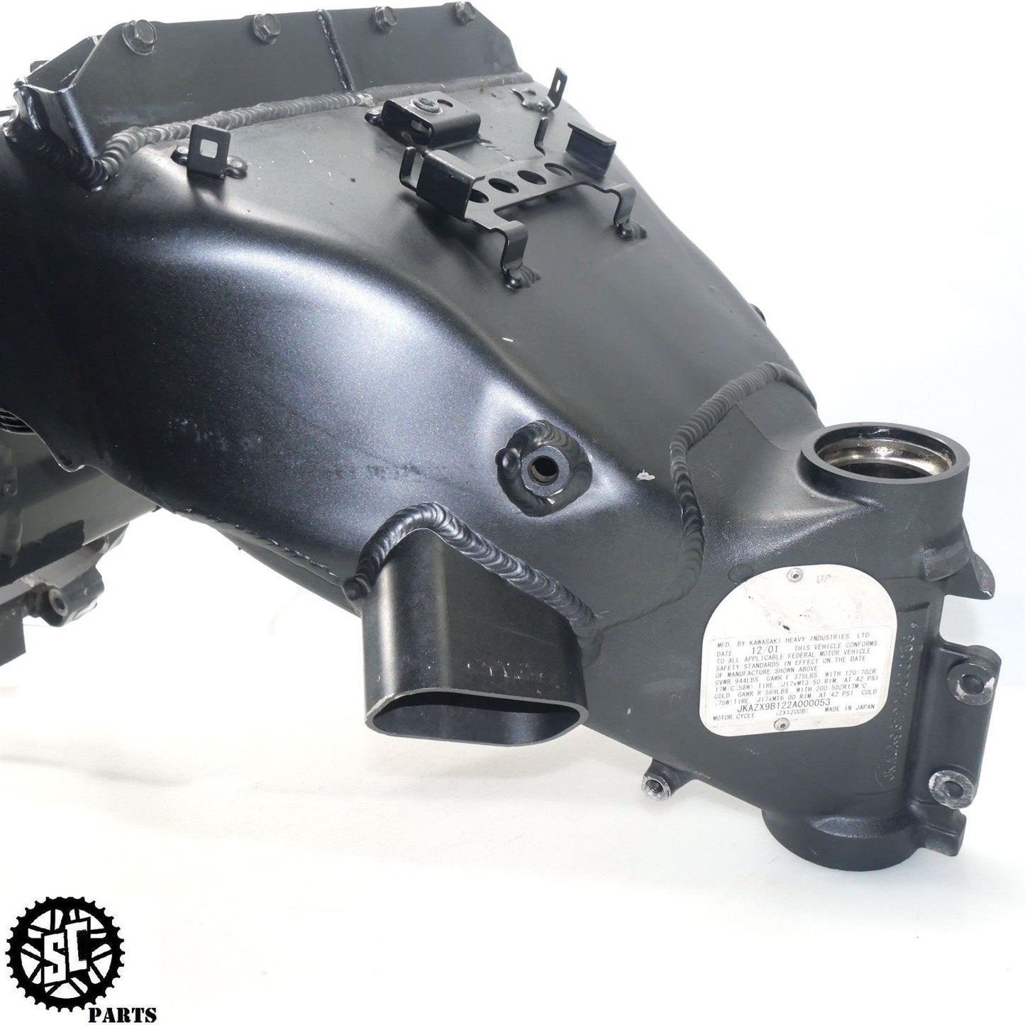 02 - 05 2002 KAWASAKI NINJA ZX12R MAIN FRAME CHASSIS *C* K71 - SALVAGECYCLEPARTS