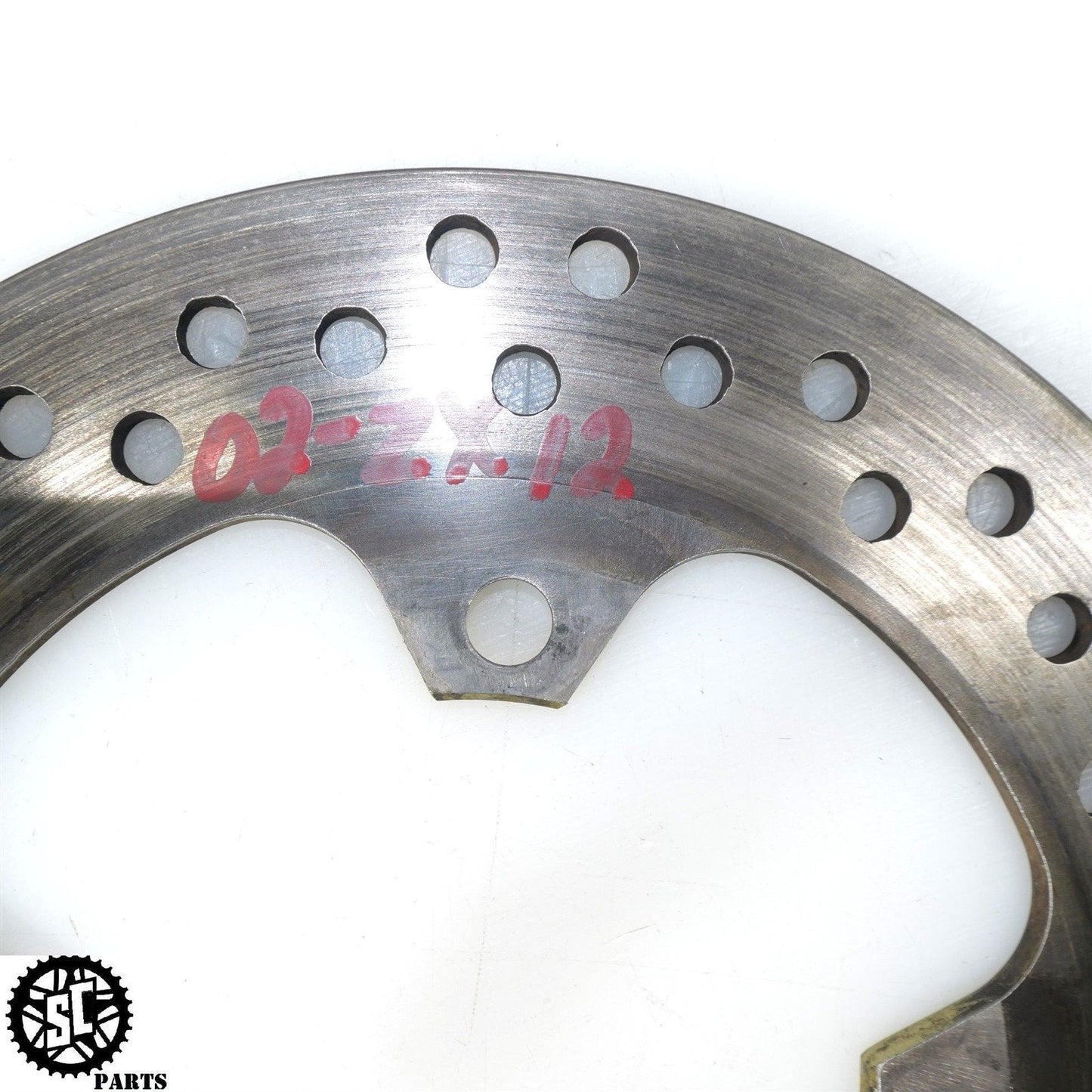 02 - 05 2002 KAWASAKI NINJA ZX12R REAR ROTOR BRAKE DISC K71 - SALVAGECYCLEPARTS