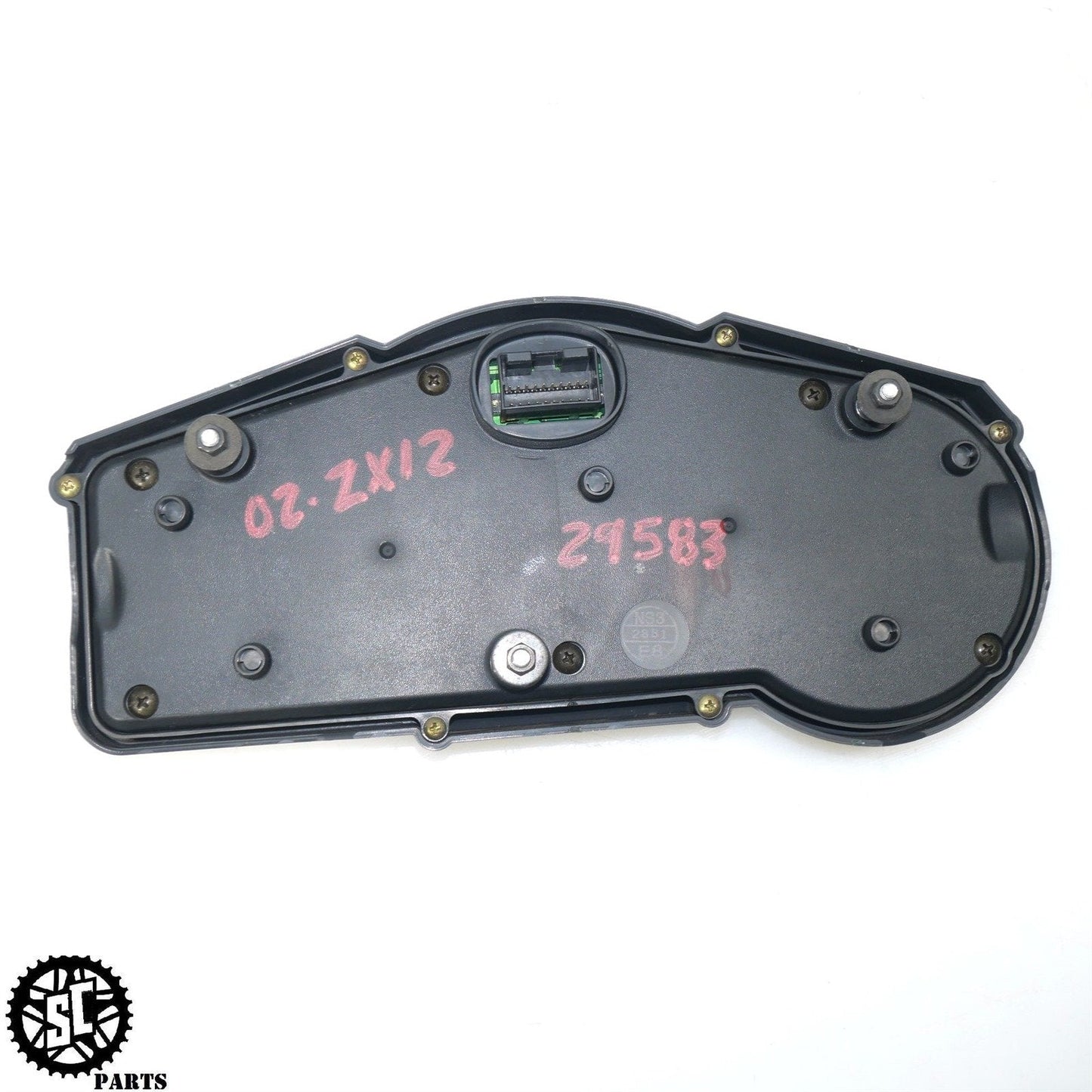 02 - 05 2002 KAWASAKI NINJA ZX12R SPEEDOMETER GAUGE CLUSTER SPEEDO K71 - SALVAGECYCLEPARTS