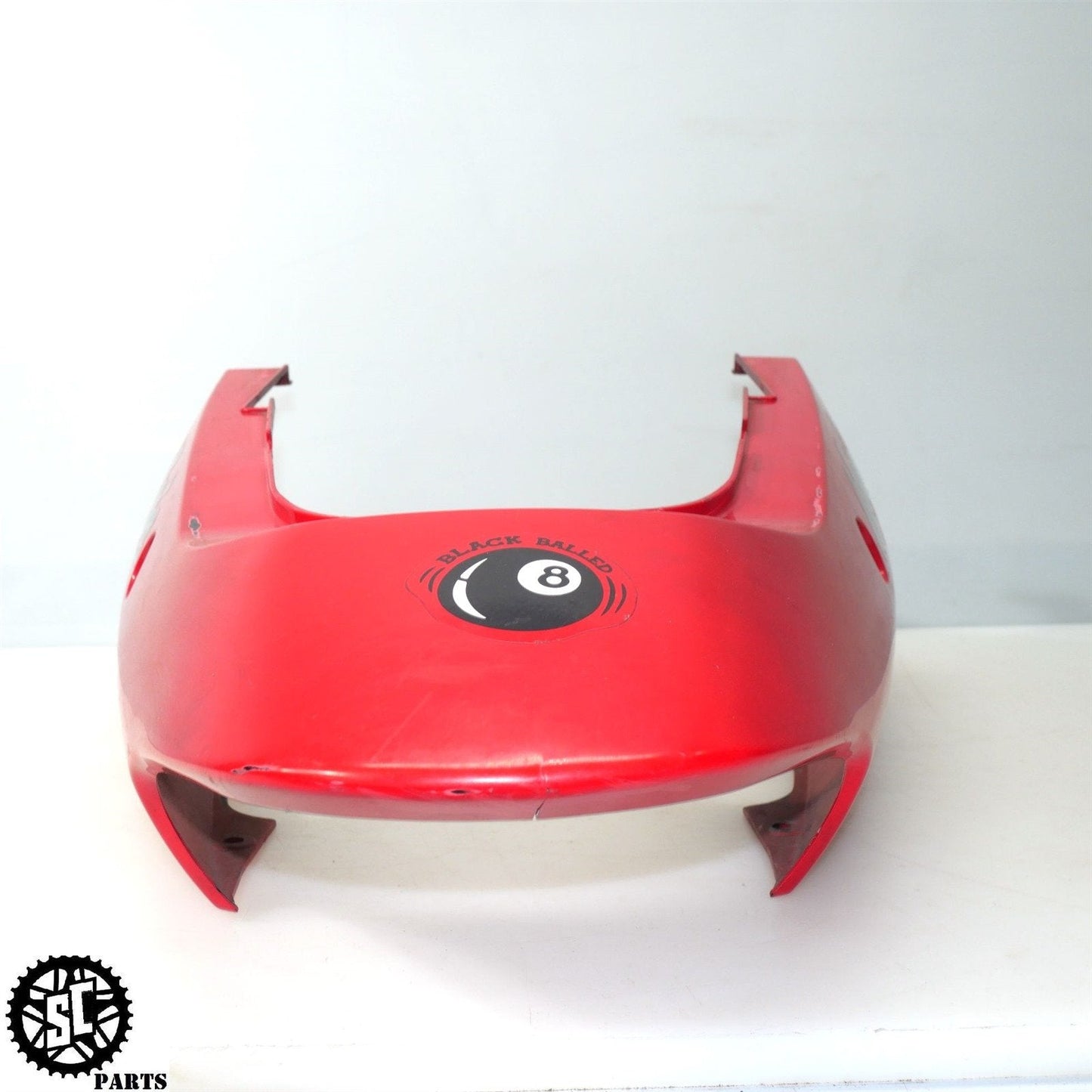 02 - 05 2002 KAWASAKI NINJA ZX12R TAIL FAIRING OEM RED K71 - SALVAGECYCLEPARTS