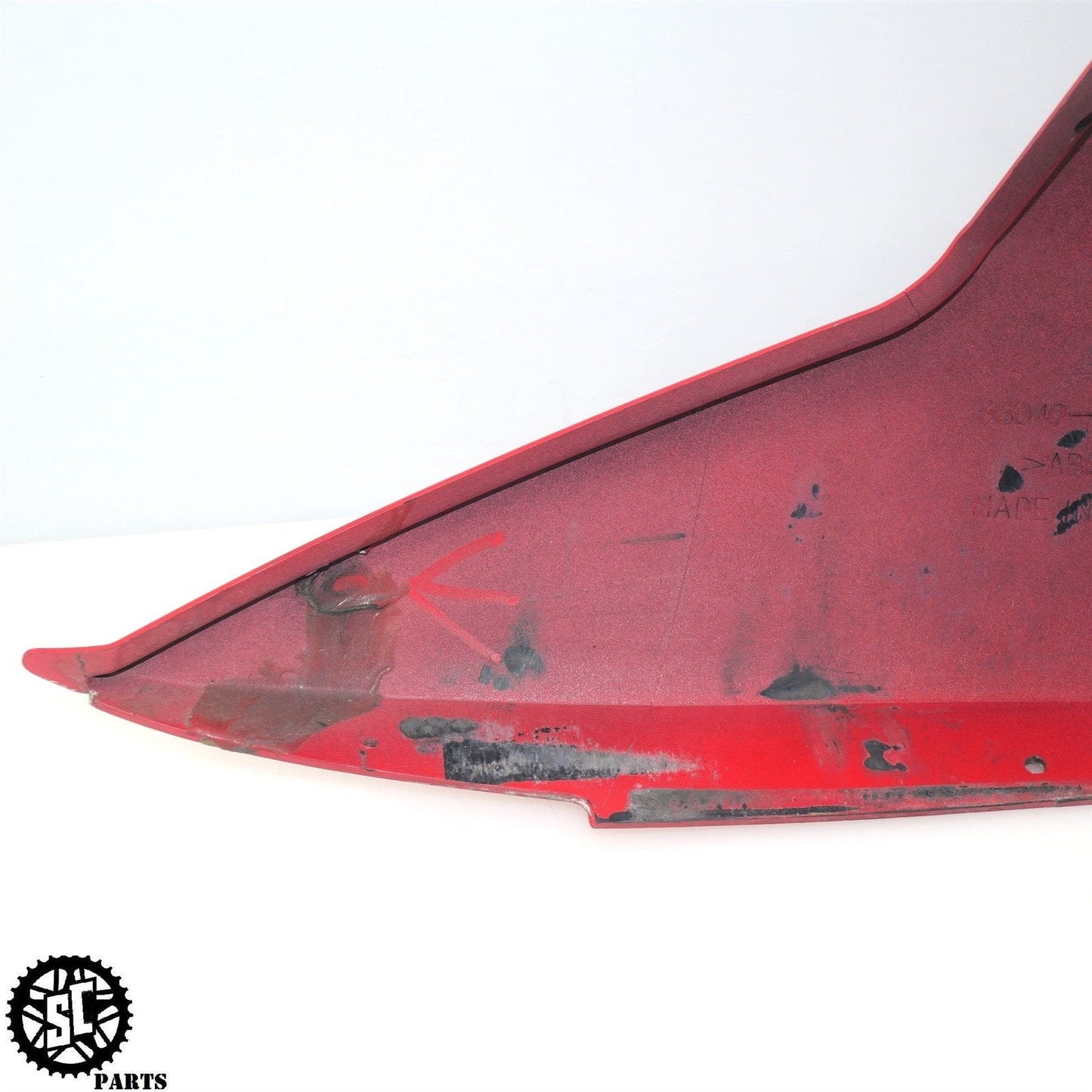 02 - 05 2002 KAWASAKI NINJA ZX12R TAIL FAIRING OEM RED K71 - SALVAGECYCLEPARTS