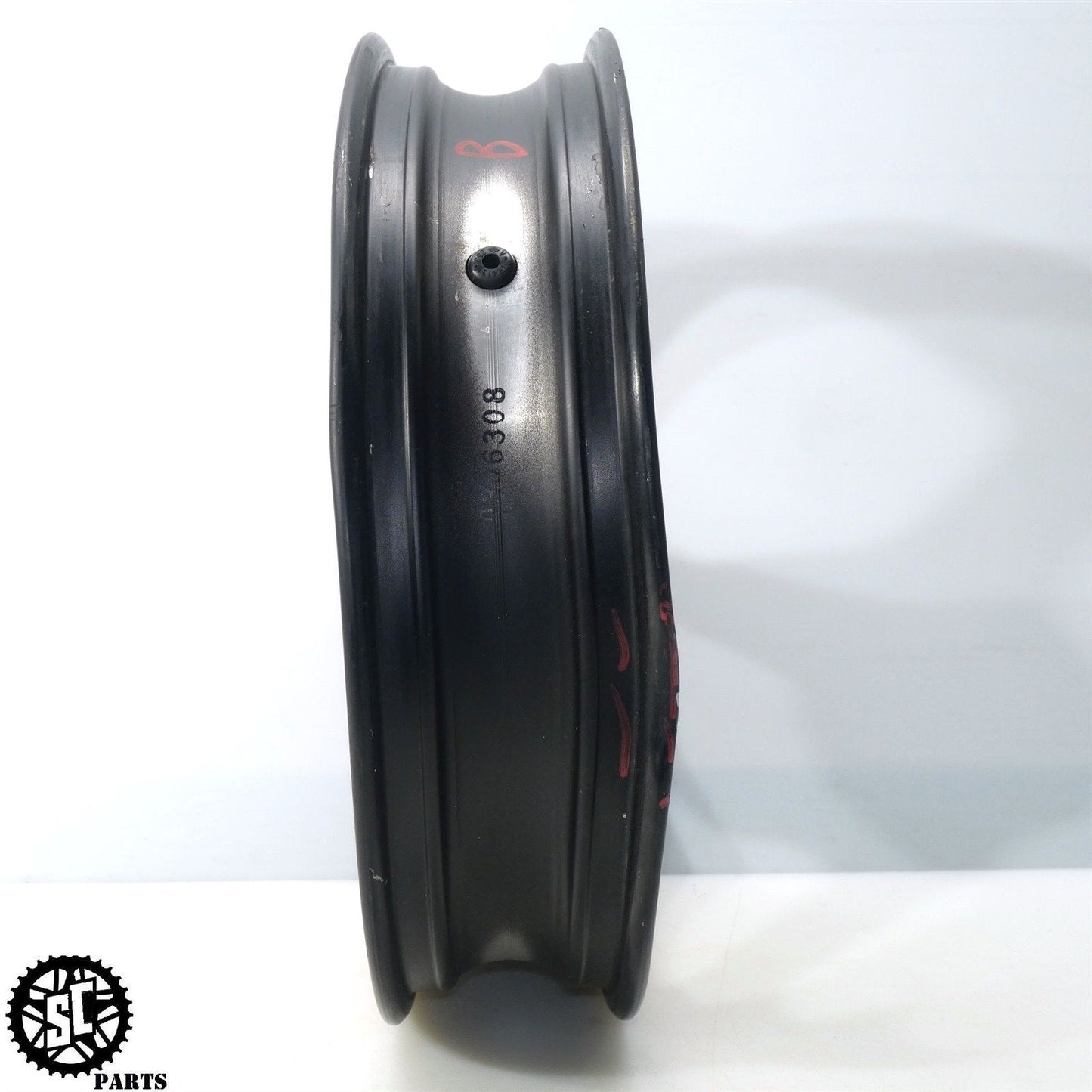 03 04 2003 KAWASAKI NINJA ZX6R 636 FRONT WHEEL SB K07 - SALVAGECYCLEPARTS