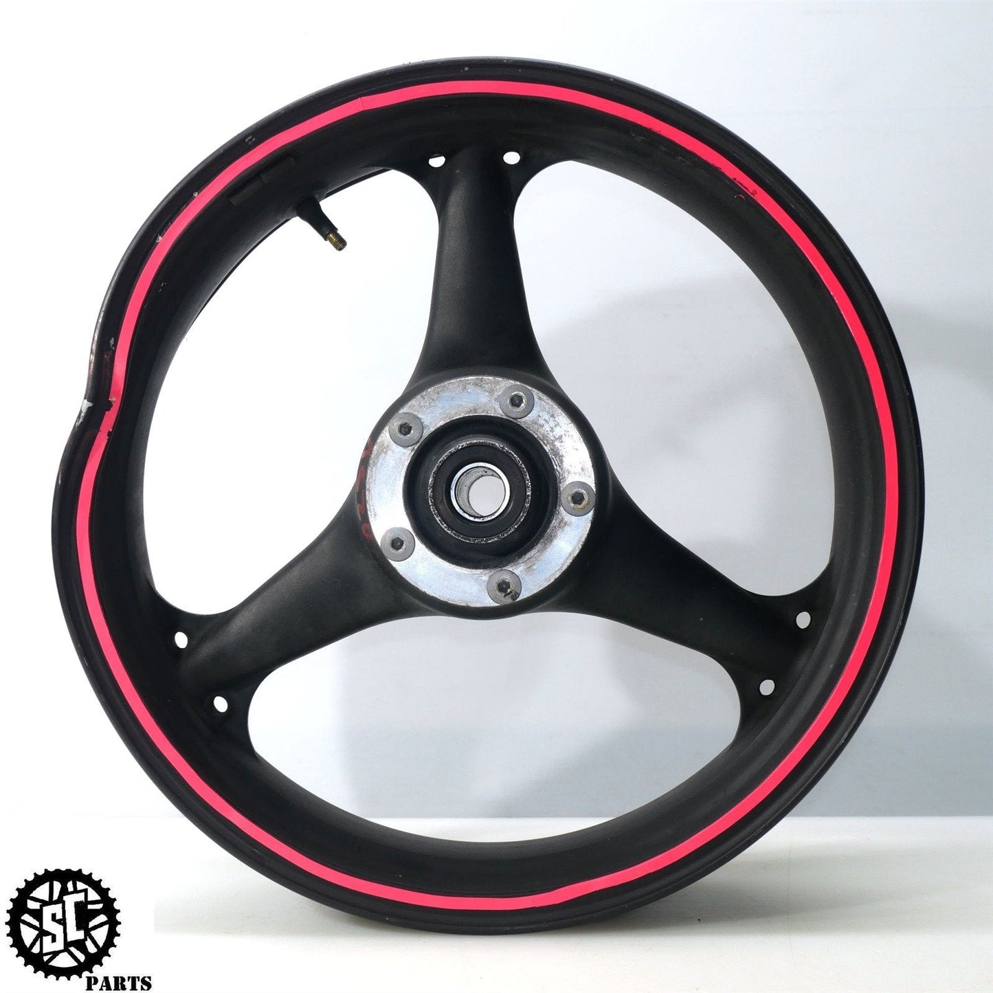 03 04 2003 KAWASAKI NINJA ZX6R 636 FRONT WHEEL SB K07 - SALVAGECYCLEPARTS