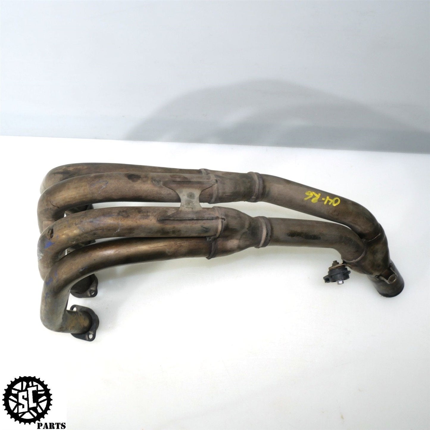 03 - 05 YAMAHA YZF R6 06 - 09 R6S EXHAUST MANIFOLD HEADER PIPE Y26 - SALVAGECYCLEPARTS