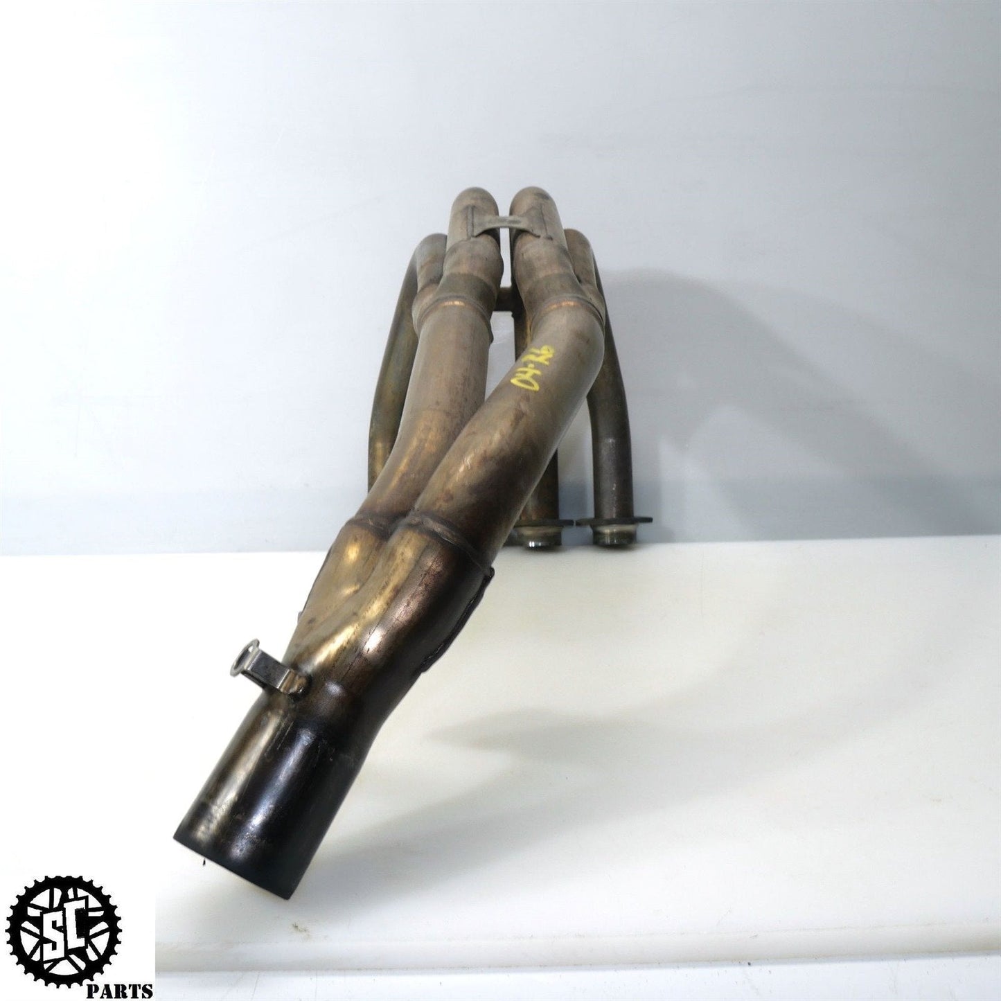 03 - 05 YAMAHA YZF R6 06 - 09 R6S EXHAUST MANIFOLD HEADER PIPE Y26 - SALVAGECYCLEPARTS
