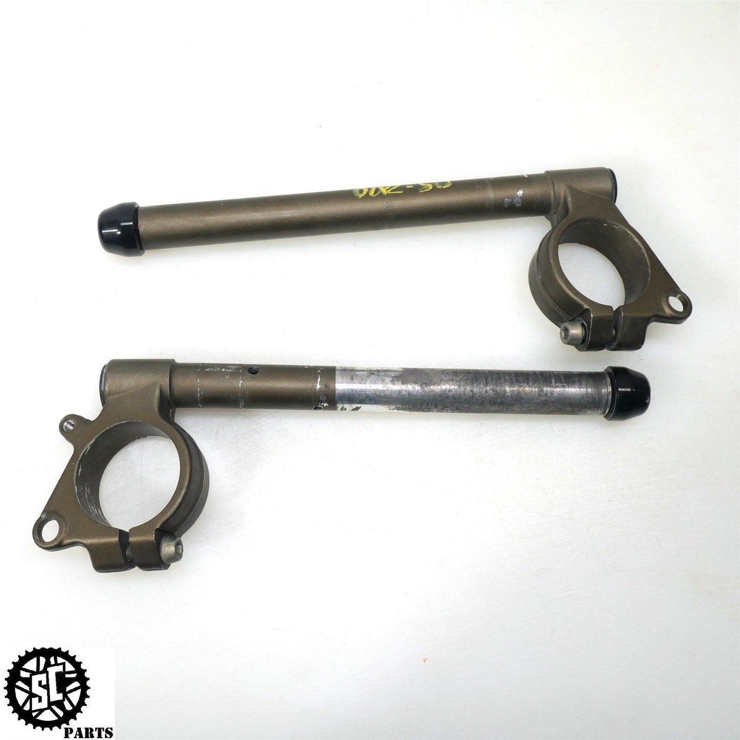 04 - 05 KAWASAKI NINJA ZX10R LEFT RIGHT CLIP ON 46003 - 0045 46003 - 0046 K68 - SALVAGECYCLEPARTS