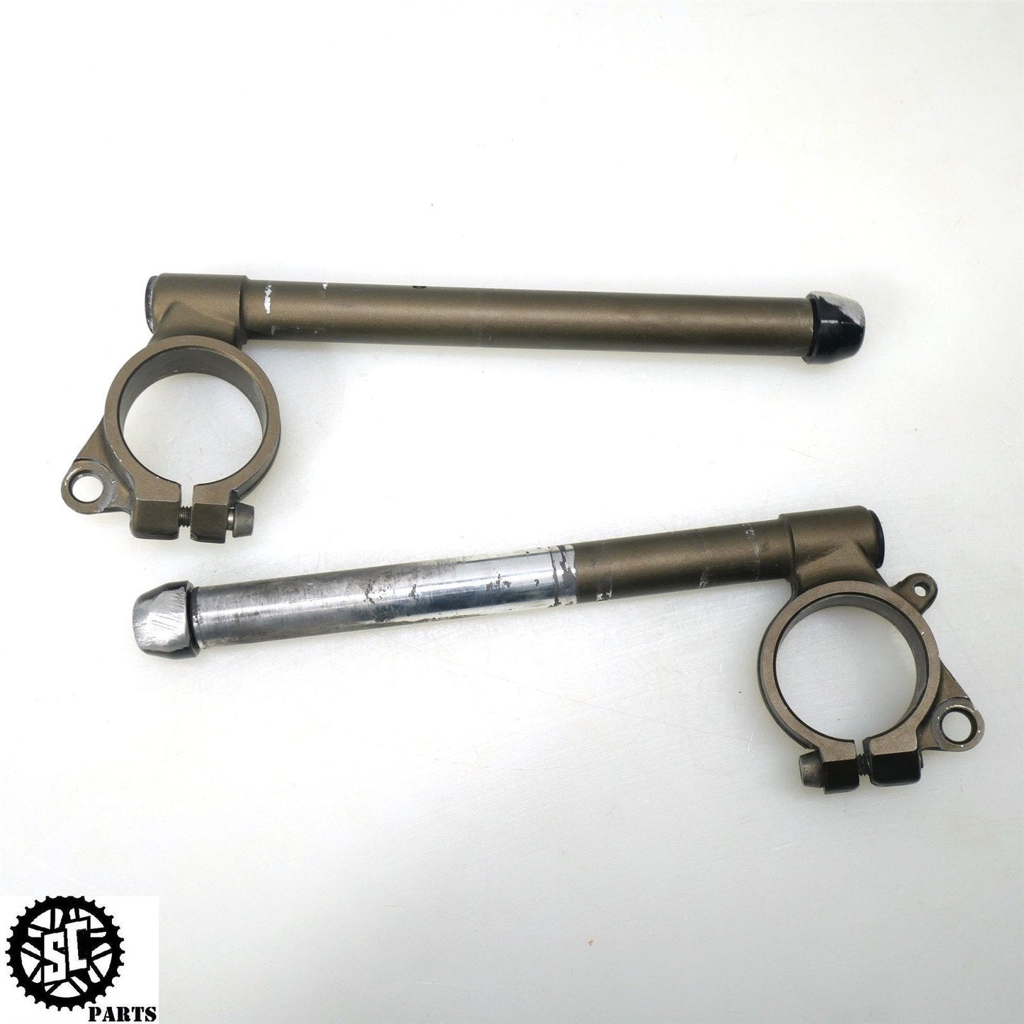 04 - 05 KAWASAKI NINJA ZX10R LEFT RIGHT CLIP ON 46003 - 0045 46003 - 0046 K68 - SALVAGECYCLEPARTS