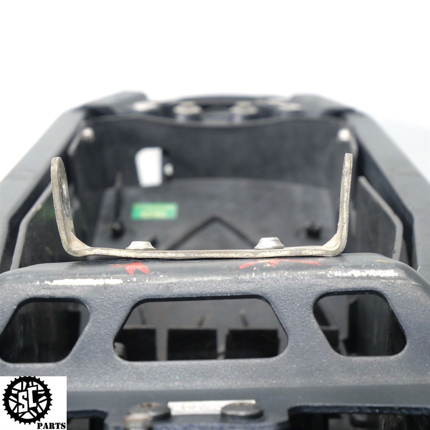 05 - 07 TRIUMPH SPEED TRIPLE 1050 REAR SUB FRAME TAIL BATTERY TRAY T2074400 T33 - SALVAGECYCLEPARTS