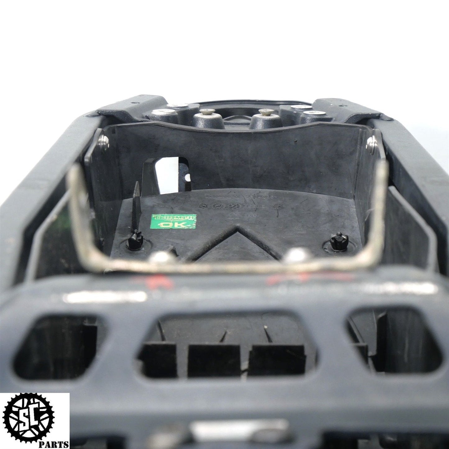 05 - 07 TRIUMPH SPEED TRIPLE 1050 REAR SUB FRAME TAIL BATTERY TRAY T2074400 T33 - SALVAGECYCLEPARTS