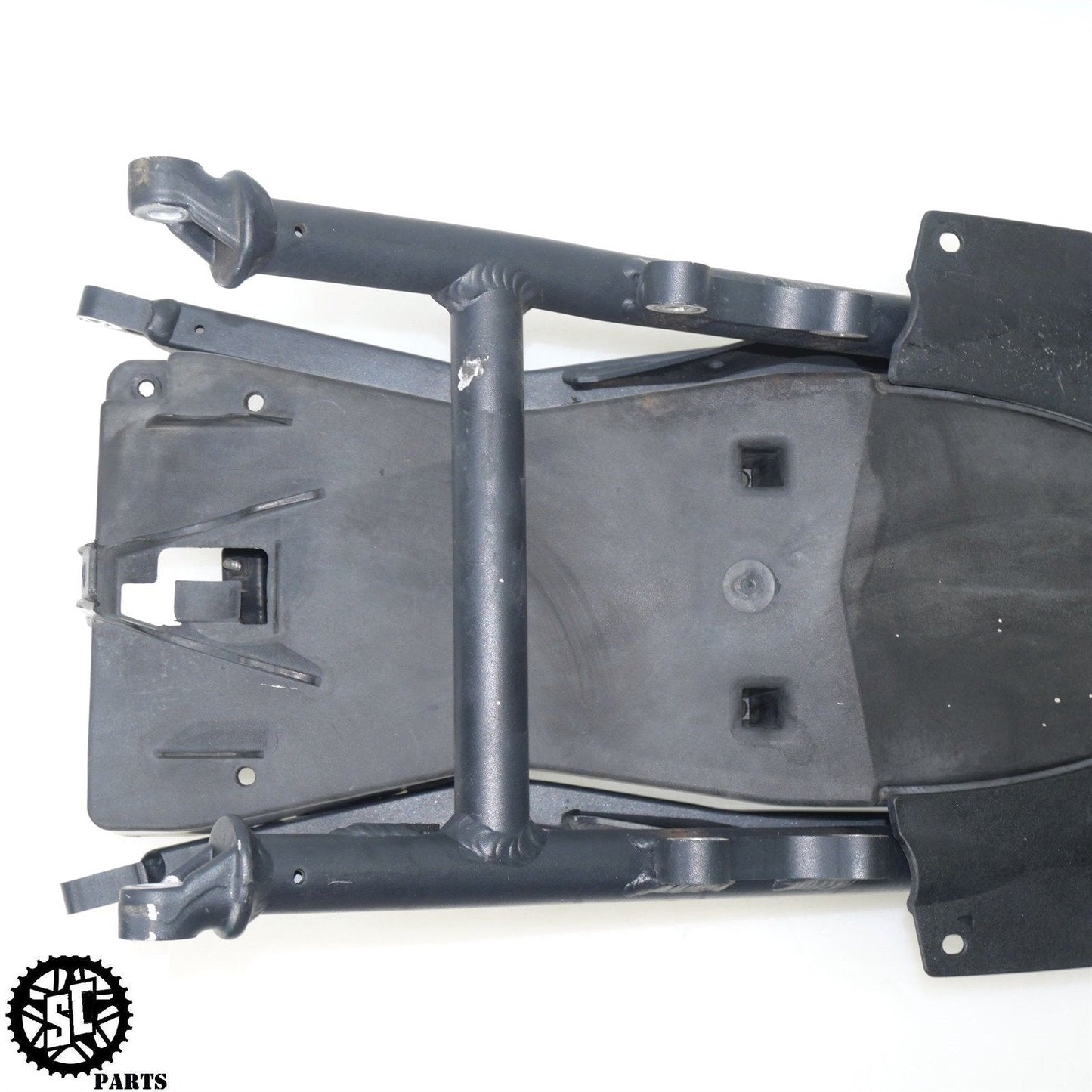 05 - 07 TRIUMPH SPEED TRIPLE 1050 REAR SUB FRAME TAIL BATTERY TRAY T2074400 T33 - SALVAGECYCLEPARTS