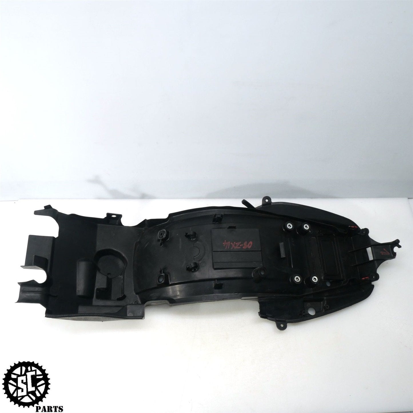 06 07 08 09 10 11 KAWASAKI NINJA ZX14R REAR UNDERTAIL BATTERY TRAY K69 - SALVAGECYCLEPARTS