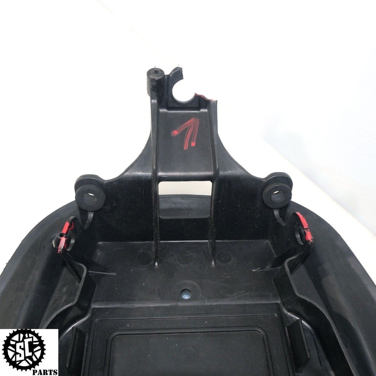 06 07 08 09 10 11 KAWASAKI NINJA ZX14R REAR UNDERTAIL BATTERY TRAY K69 - SALVAGECYCLEPARTS