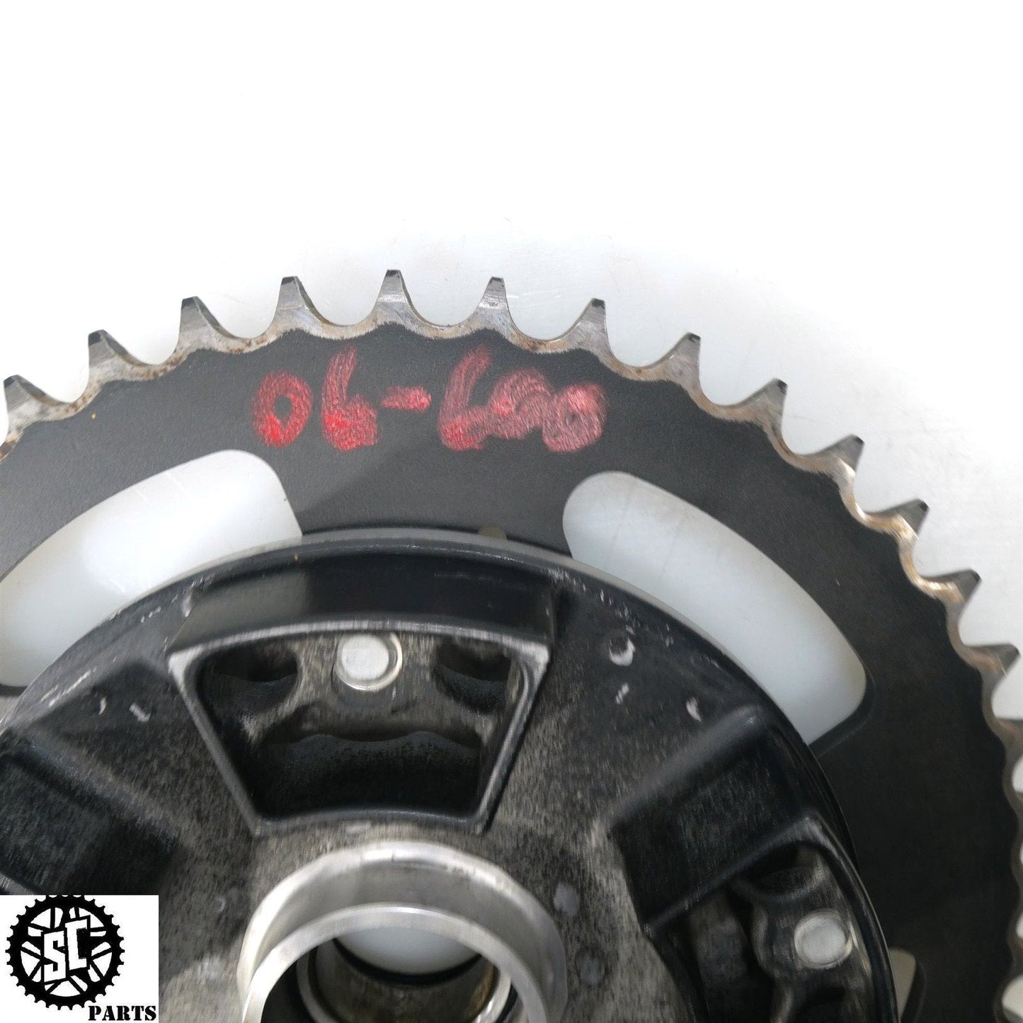 06 07 2006 SUZUKI GSXR600 REAR SPROCKET HUB VORTEX S57 - SALVAGECYCLEPARTS