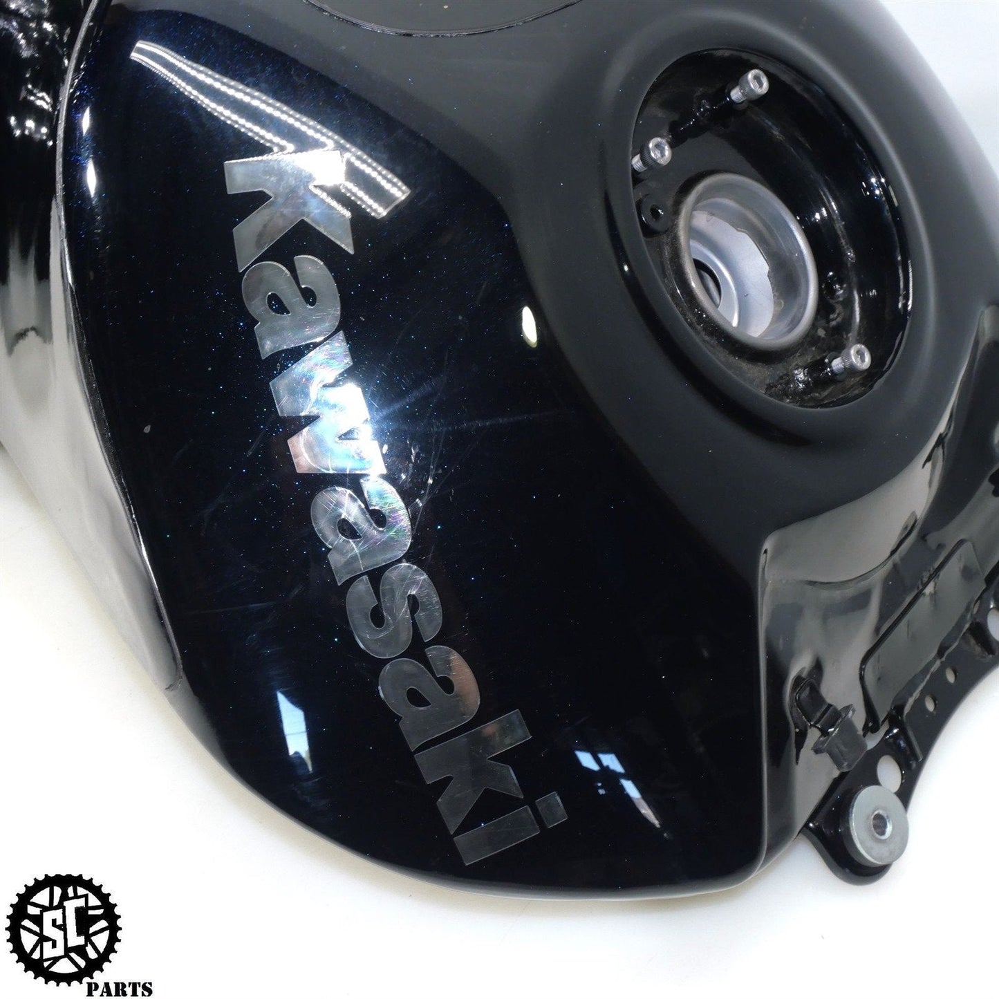 06 07 2008 - 2011 KAWASAKI ZX14 FUEL GAS TANK CLEAN K48 - SALVAGECYCLEPARTS