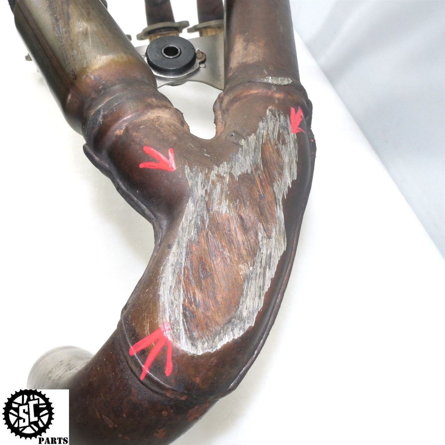 06 07 HONDA CBR1000RR EXHAUST HEADER PIPE H32 - SALVAGECYCLEPARTS