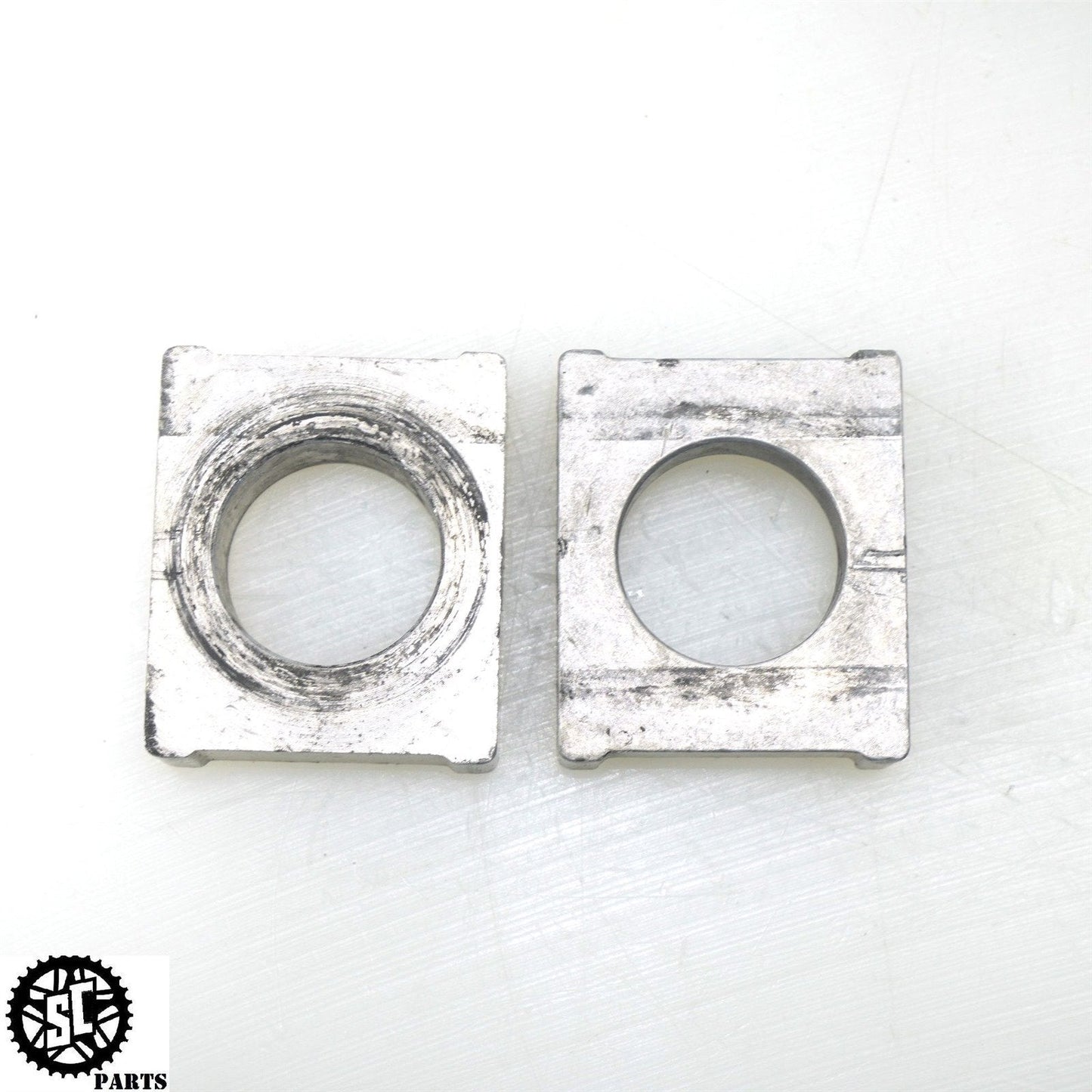 2011-2016 APRILIA TUONO V4R RSV4 SWINGARM REAR AXLE CHAIN TENSIONER BLOCKS A06