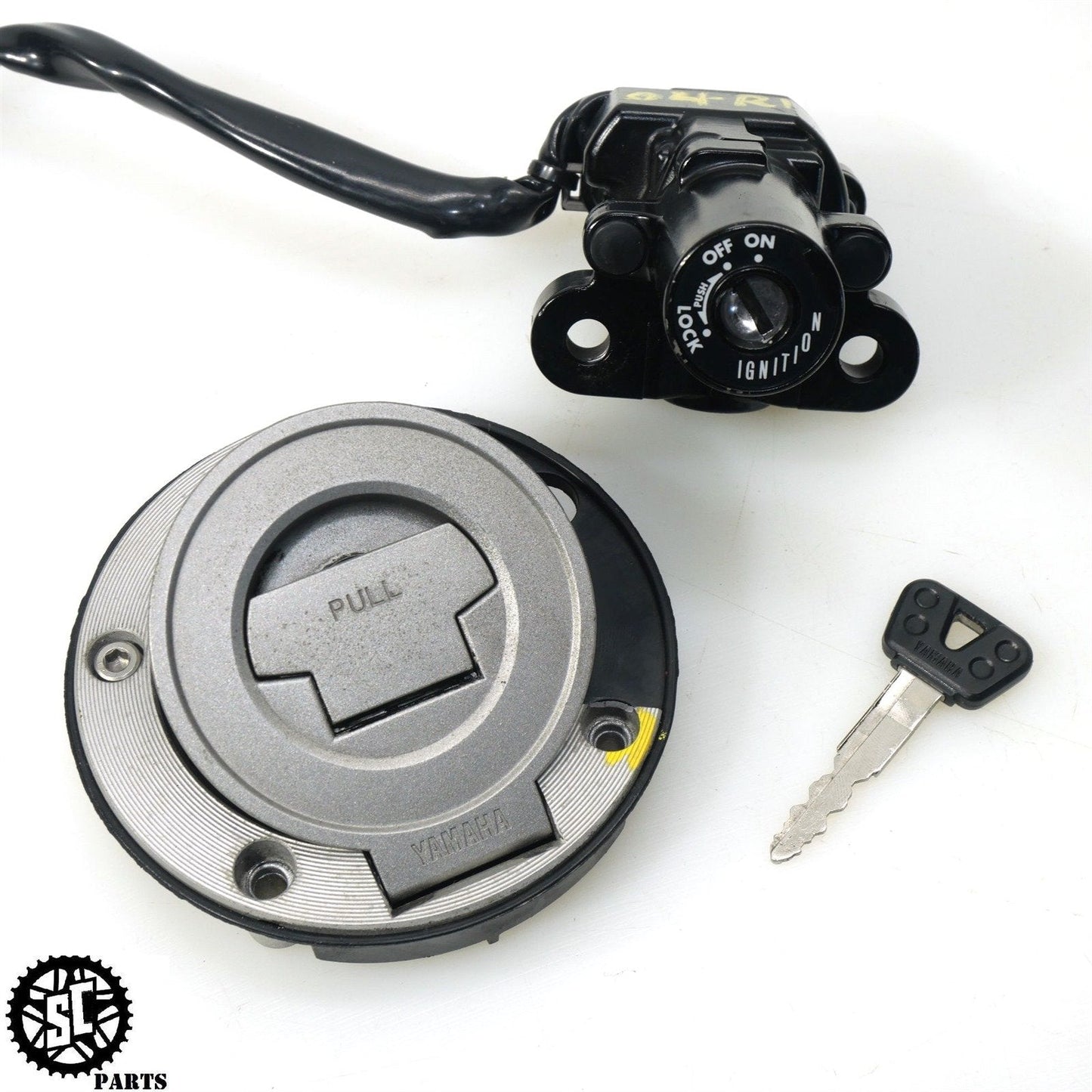2004-2006 YAMAHA YZF R1 IGNITION SWITCH OEM LOCK SET GAS CAP Y02