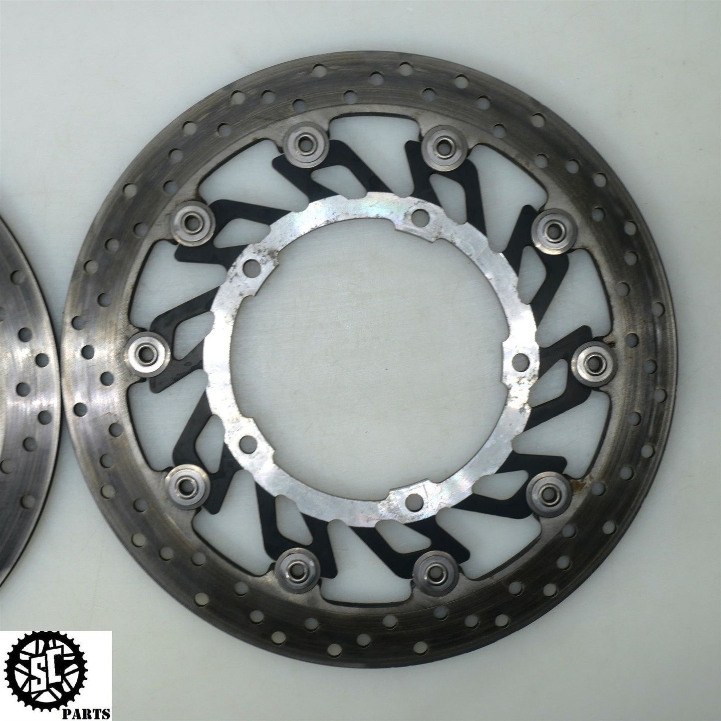 09-14 YAMAHA YZF R1 FRONT BRAKE DISC ROTORS Y39