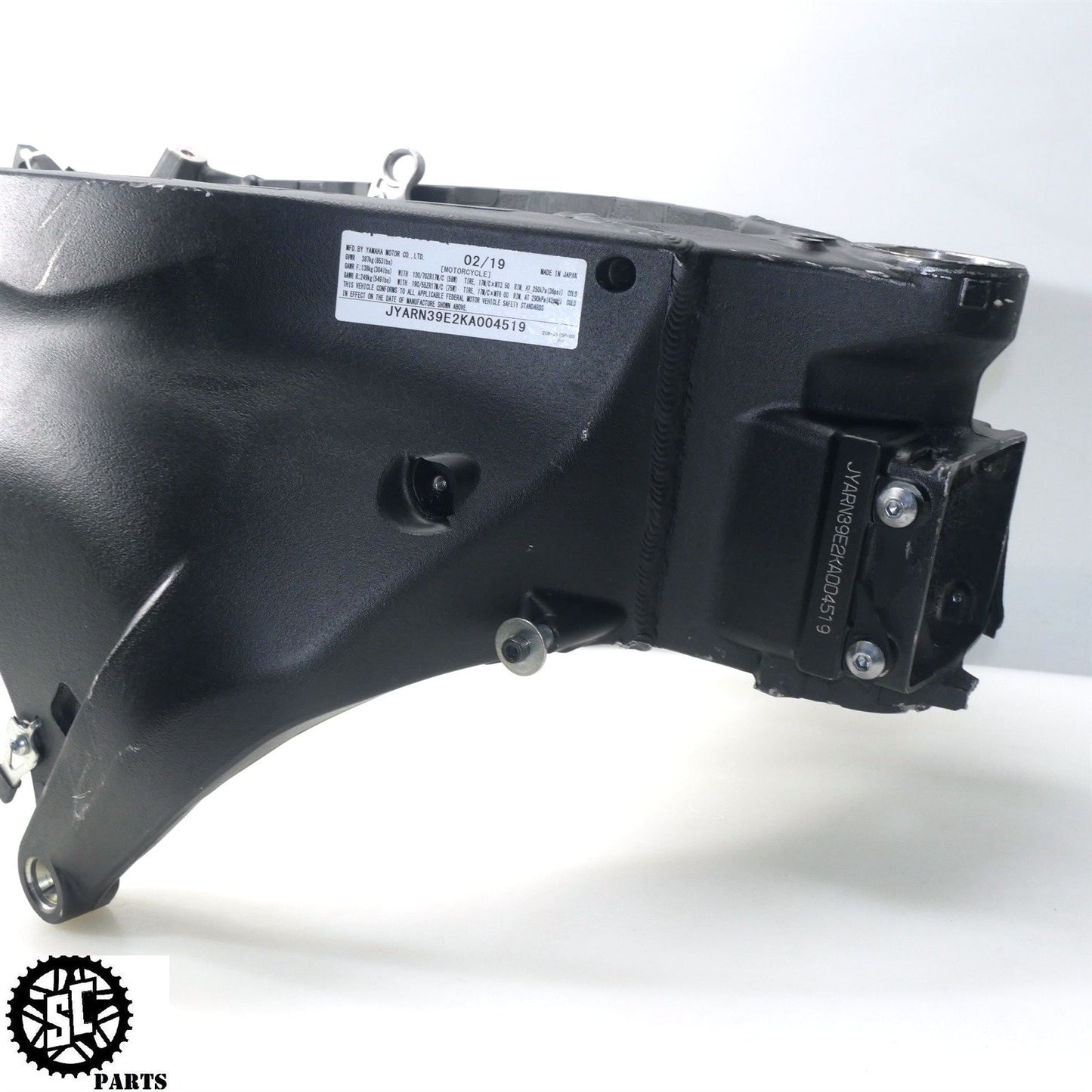 15-24 2019 YAMAHA YZF R1 FRAME CHASSIS *S* Y40