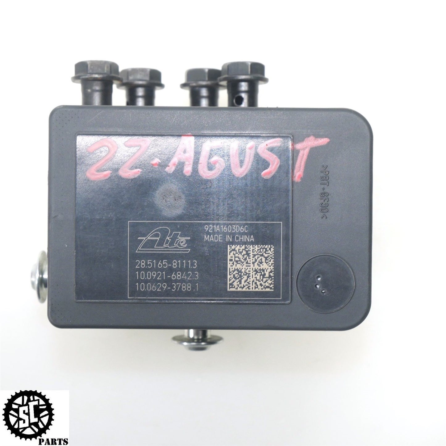 2022 MV AGUSTA BRUTALE 800RR ABS BRAKE PUMP MODULE 8000C8261 A2