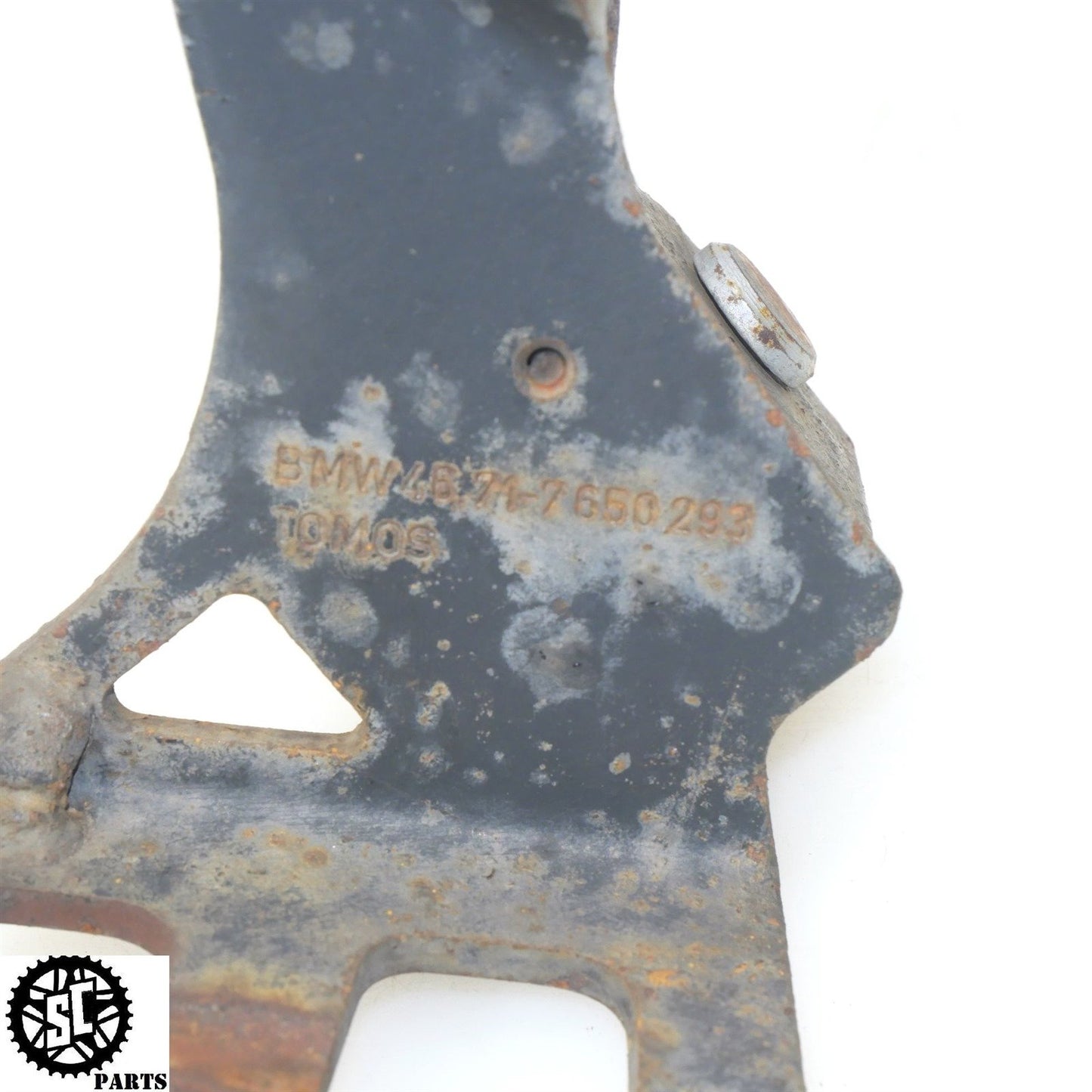 2001-2004 BMW F650GS LEFT REARSET FRONT FOOT PEG BRACKET B17