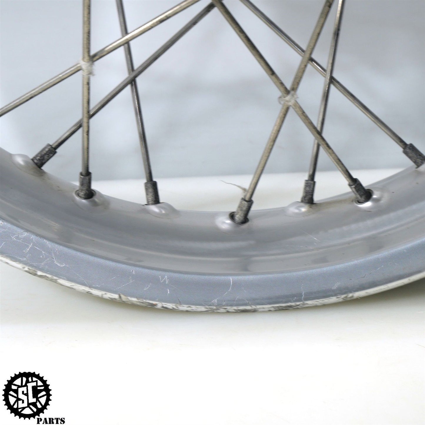 2001-2004 BMW F650GS REAR WHEEL RIM STRAIGHT B17