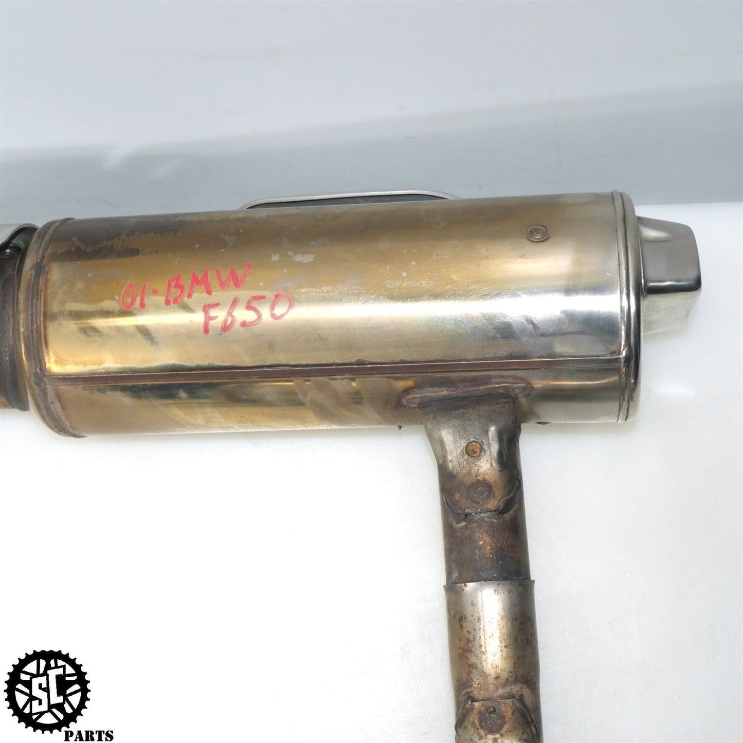 2001-2004 BMW F650GS EXHAUST PIPE MUFFLER B17