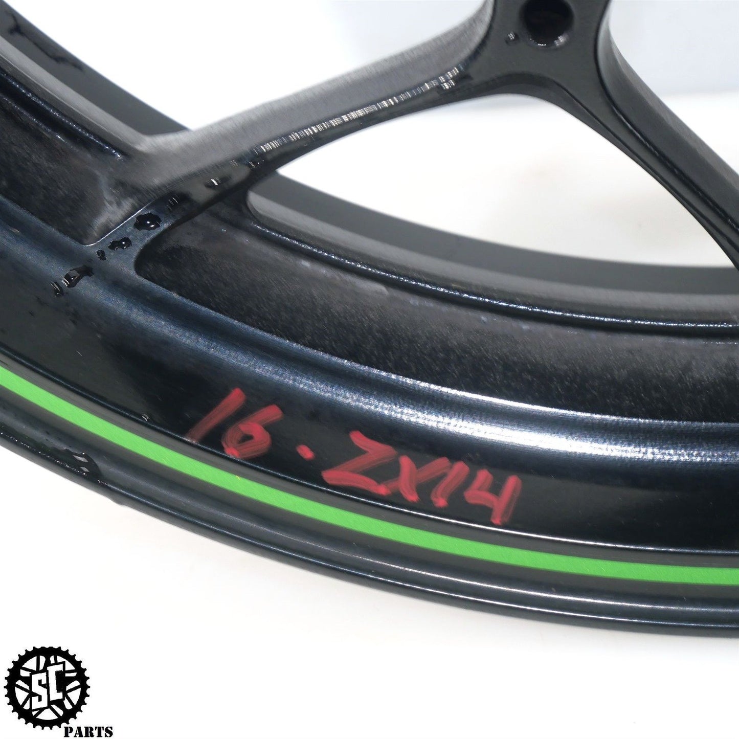 12-23 KAWASAKI NINJA ZX14R ZX1400 FRONT WHEEL RIM SB K41
