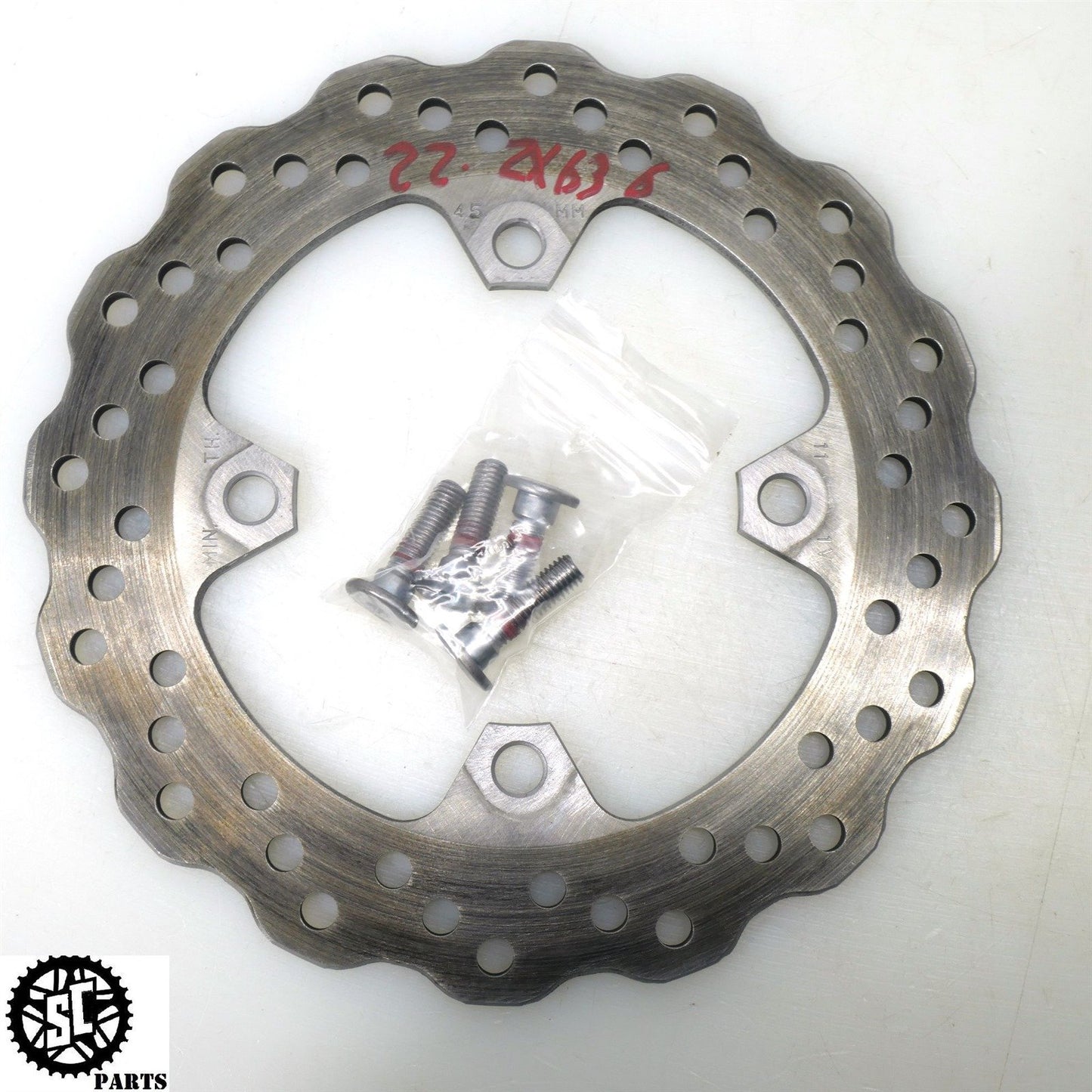 13-24 KAWASAKI NINJA ZX6R ZX636 REAR BRAKE ROTOR DISC K62