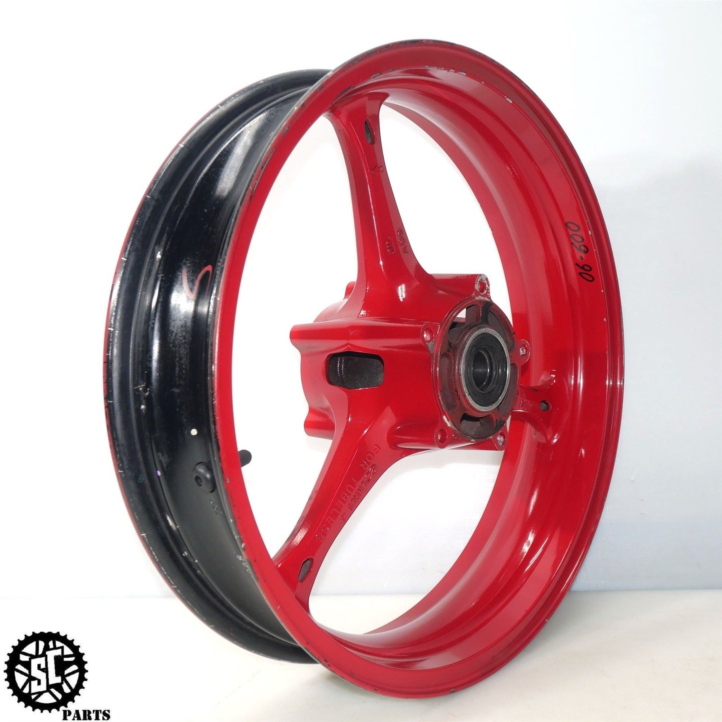 06 07 SUZUKI GSXR 600 750 FRONT WHEEL RIM STRAIGHT S37
