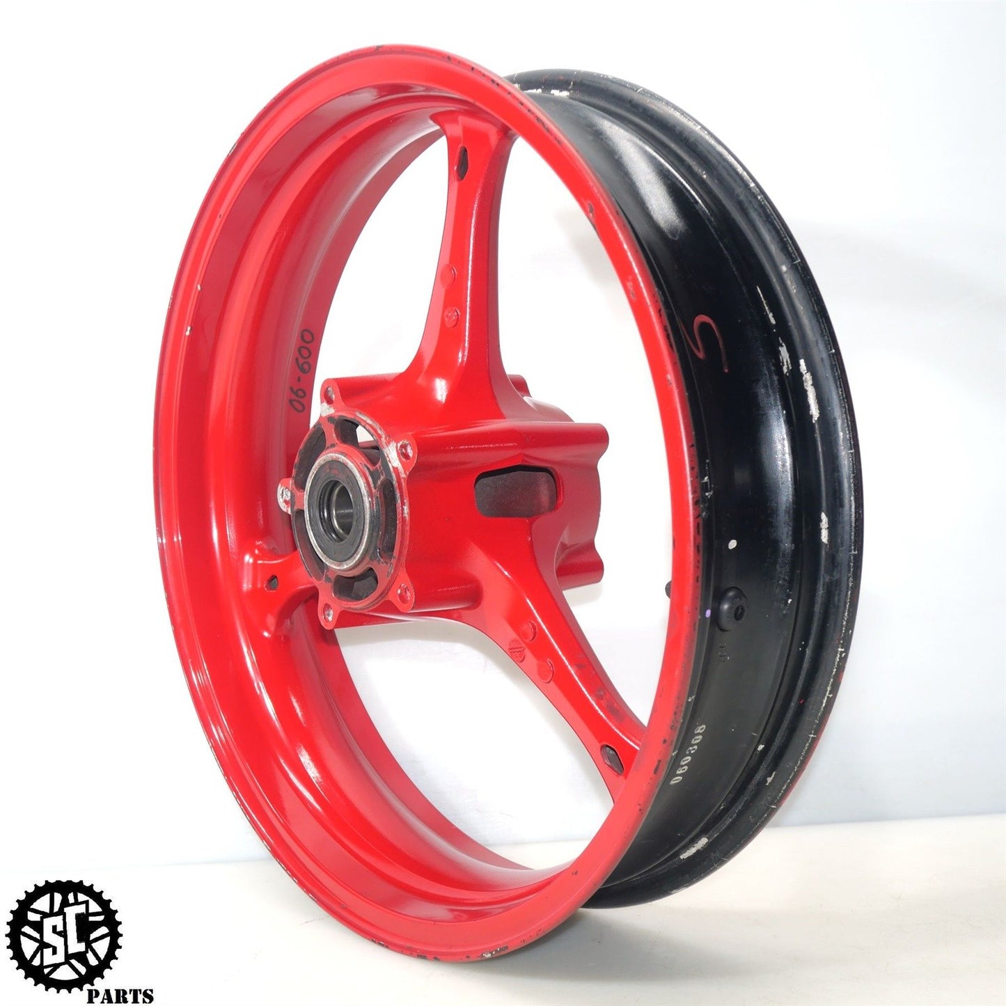 06 07 SUZUKI GSXR 600 750 FRONT WHEEL RIM STRAIGHT S37