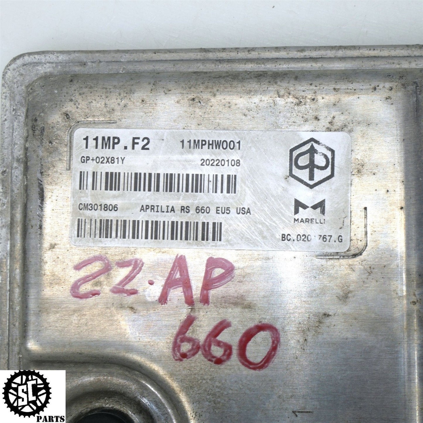 21-23 APRILIA RS660 ECU COMPUTER ECM MODULE A08