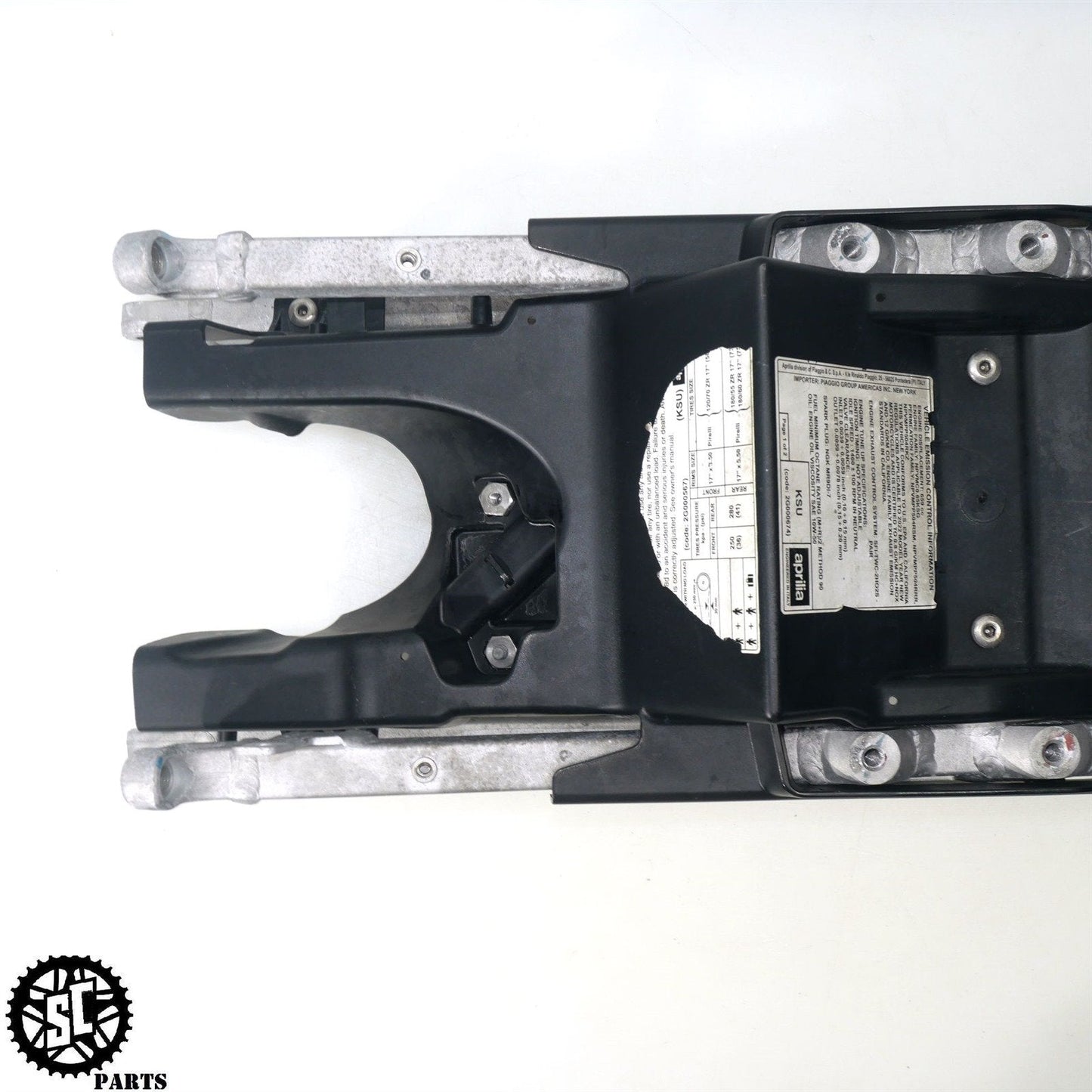 21-23 APRILIA RS660 REAR SUBFRAME TAIL BATTERY TRAY 2B008726 A08