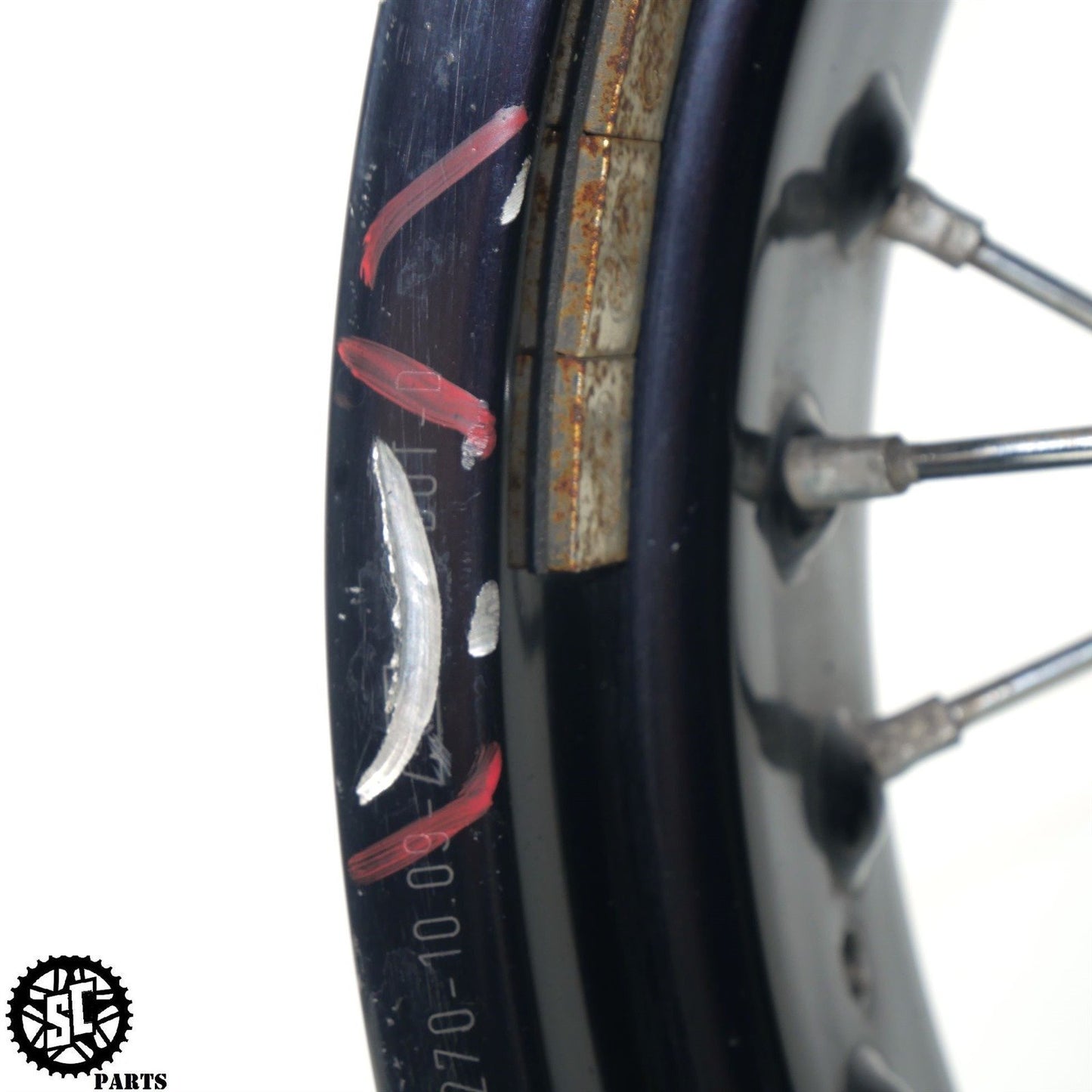 2010 KTM 990 ADVENTURE R BEHR REAR WHEEL RIM STRAIGHT KT10