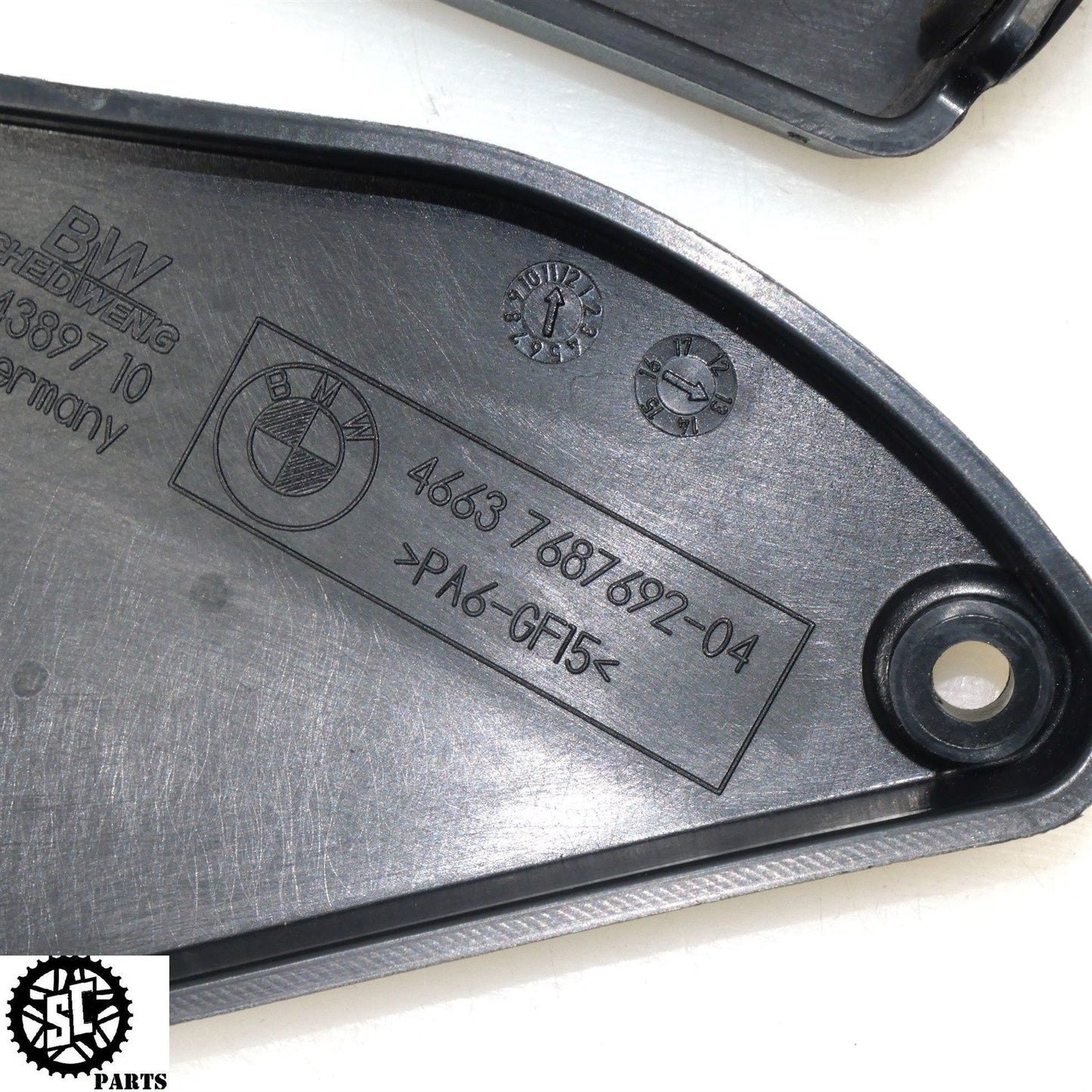 13-18 BMW F800GS SIDE FAIRING FRAME COVER LEFT RIGHT 46637687691 46637687692 B26