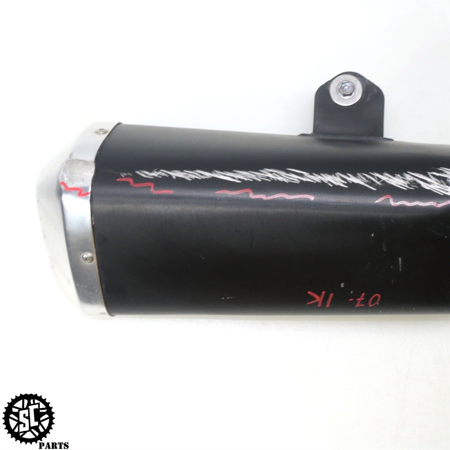 07 SUZUKI GSXR 1000 SLIP ON EXHAUST PIPE MUFFLER HEAT SHIELD S73