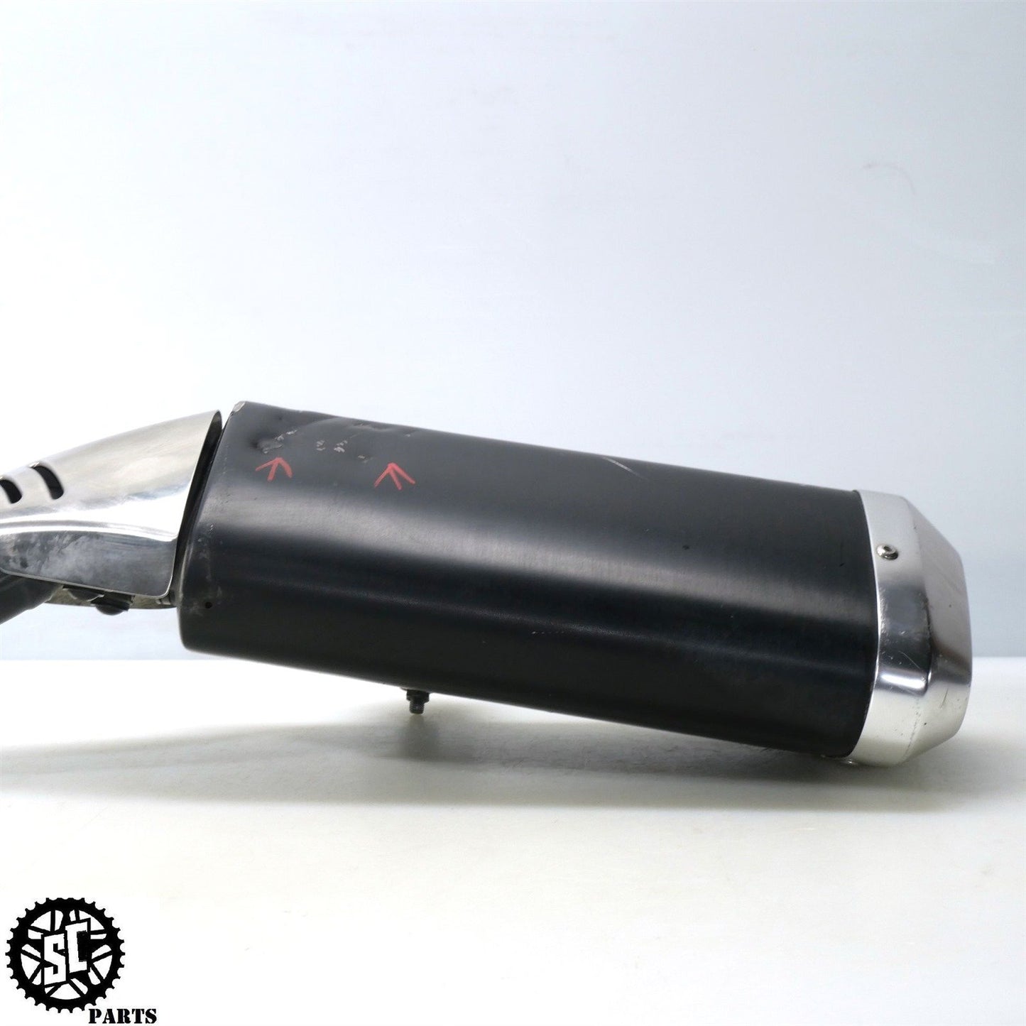 07 SUZUKI GSXR 1000 SLIP ON EXHAUST PIPE MUFFLER HEAT SHIELD S73