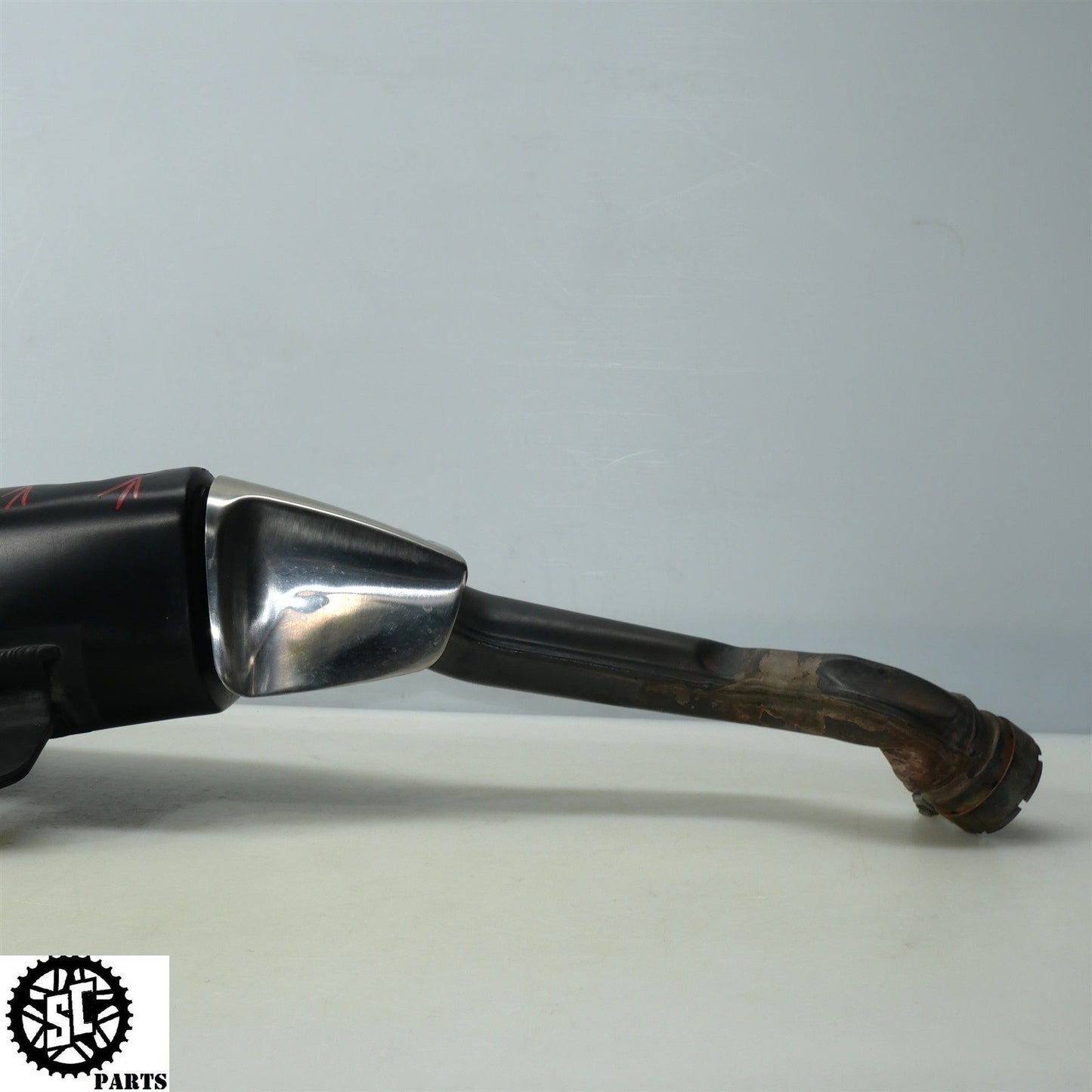 07 SUZUKI GSXR 1000 SLIP ON EXHAUST PIPE MUFFLER HEAT SHIELD S73