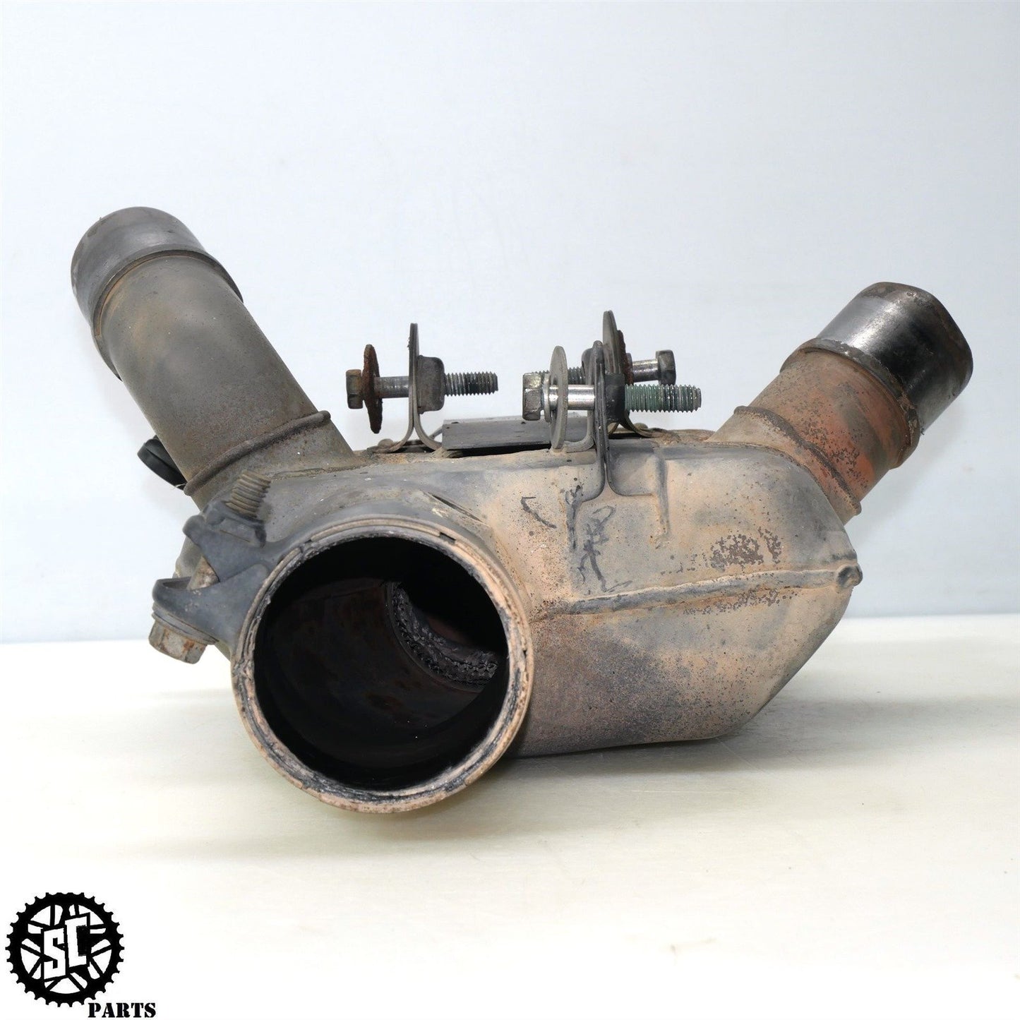 07 08 SUZUKI GSXR 1000 MID PIPE MIDDLE EXHAUST S73