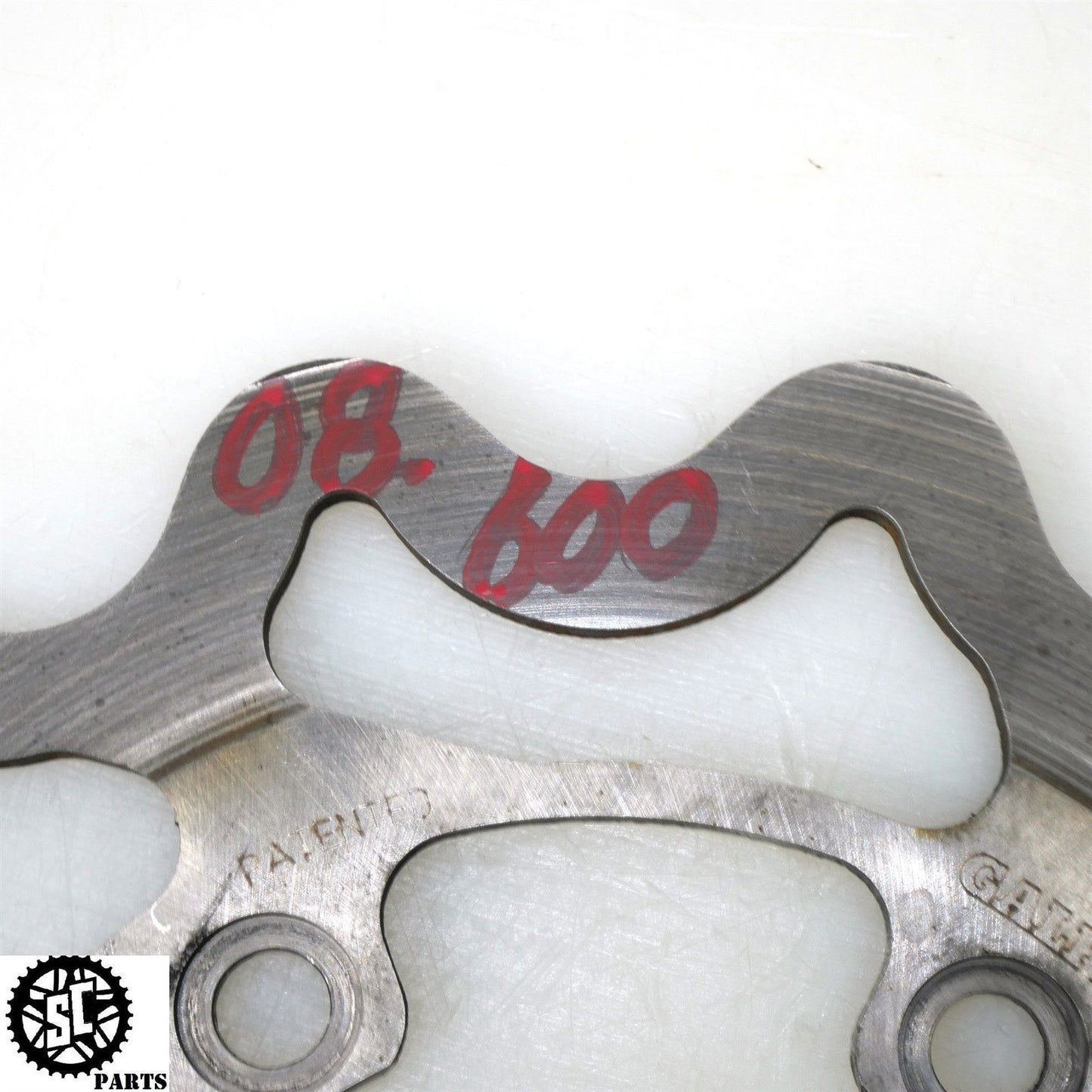 08 09 SUZUKI GSXR 600 GALFER WAVE REAR BRAKE ROTOR KBA61147 DF339W S45