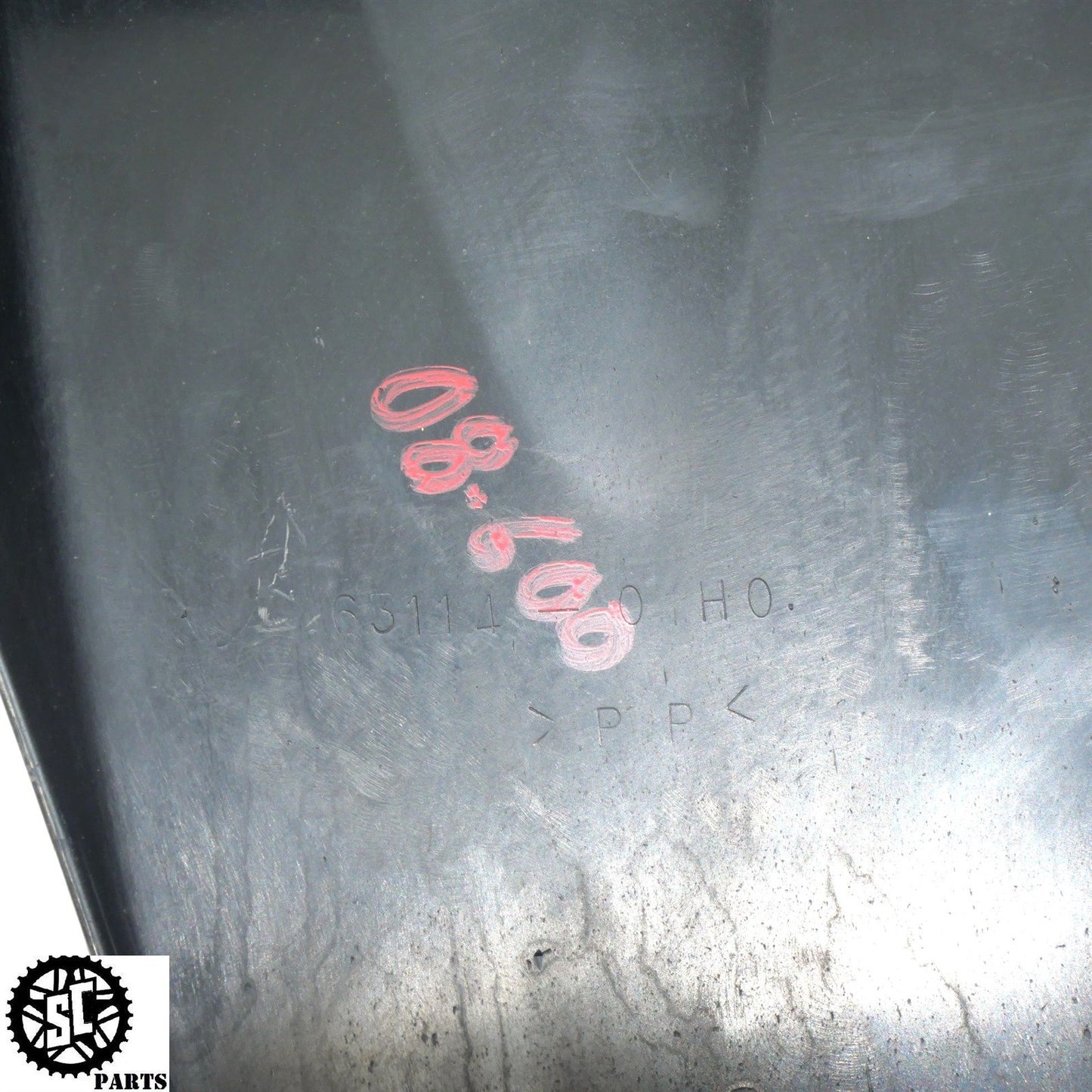 08 09 SUZUKI GSXR 600 REAR FENDER TIRE HUGGER MUD GUARD S45