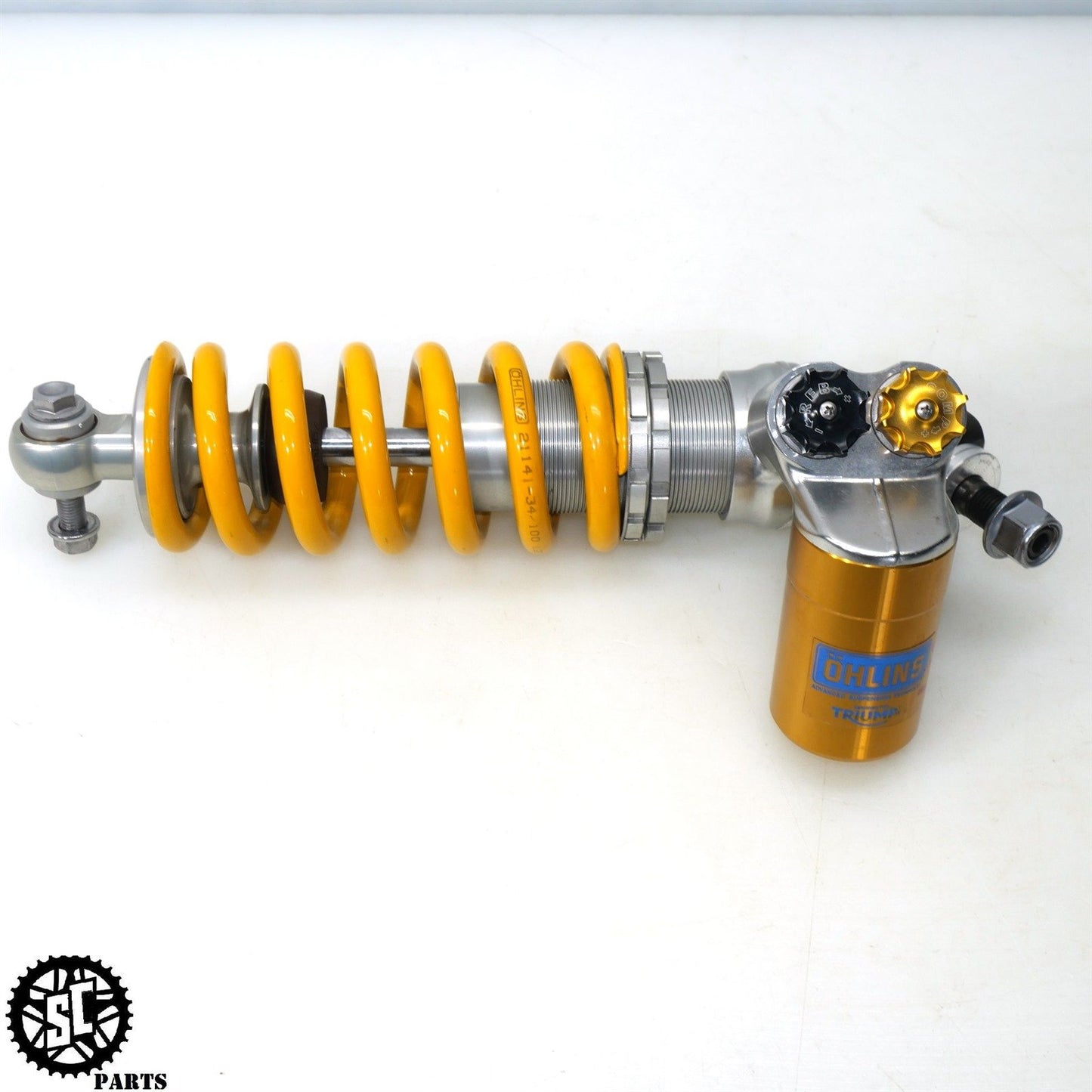 13-17 TRIUMPH DAYTONA 675 R OHLINS TTX REAR SHOCK SUSPENSION T2053603 T31