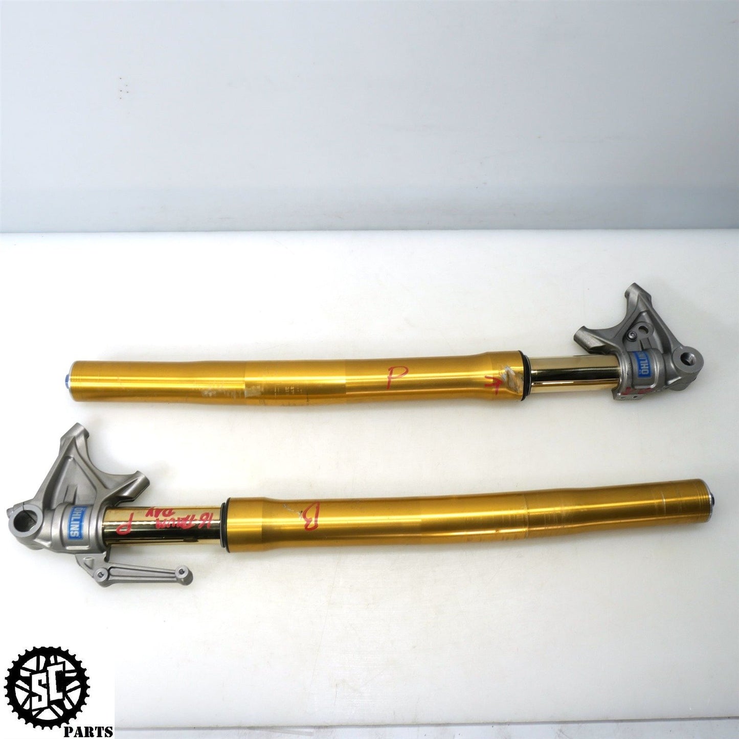 13-17 TRIUMPH DAYTONA 675 R OHLINS FRONT FORKS TUBES SB T31