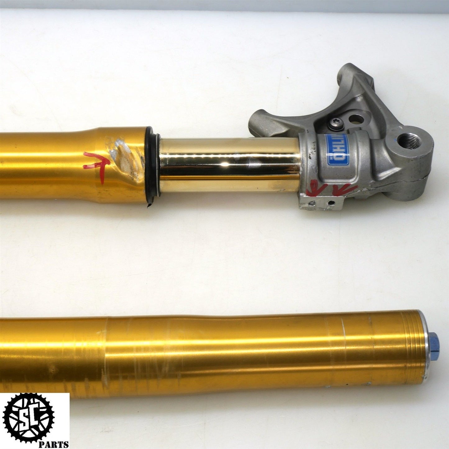 13-17 TRIUMPH DAYTONA 675 R OHLINS FRONT FORKS TUBES SB T31